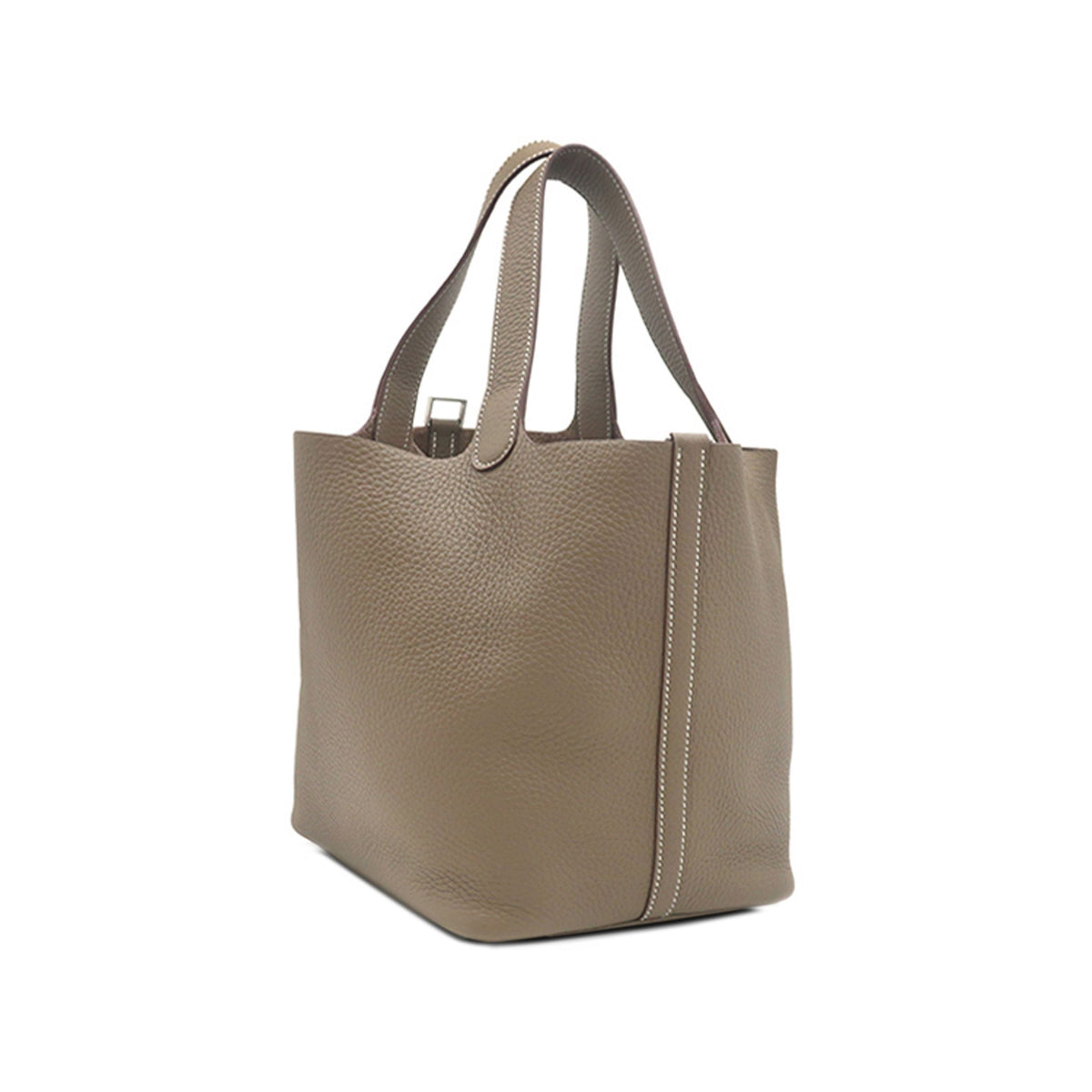 Hermès Clemence Picotin Lock 22 — Gray