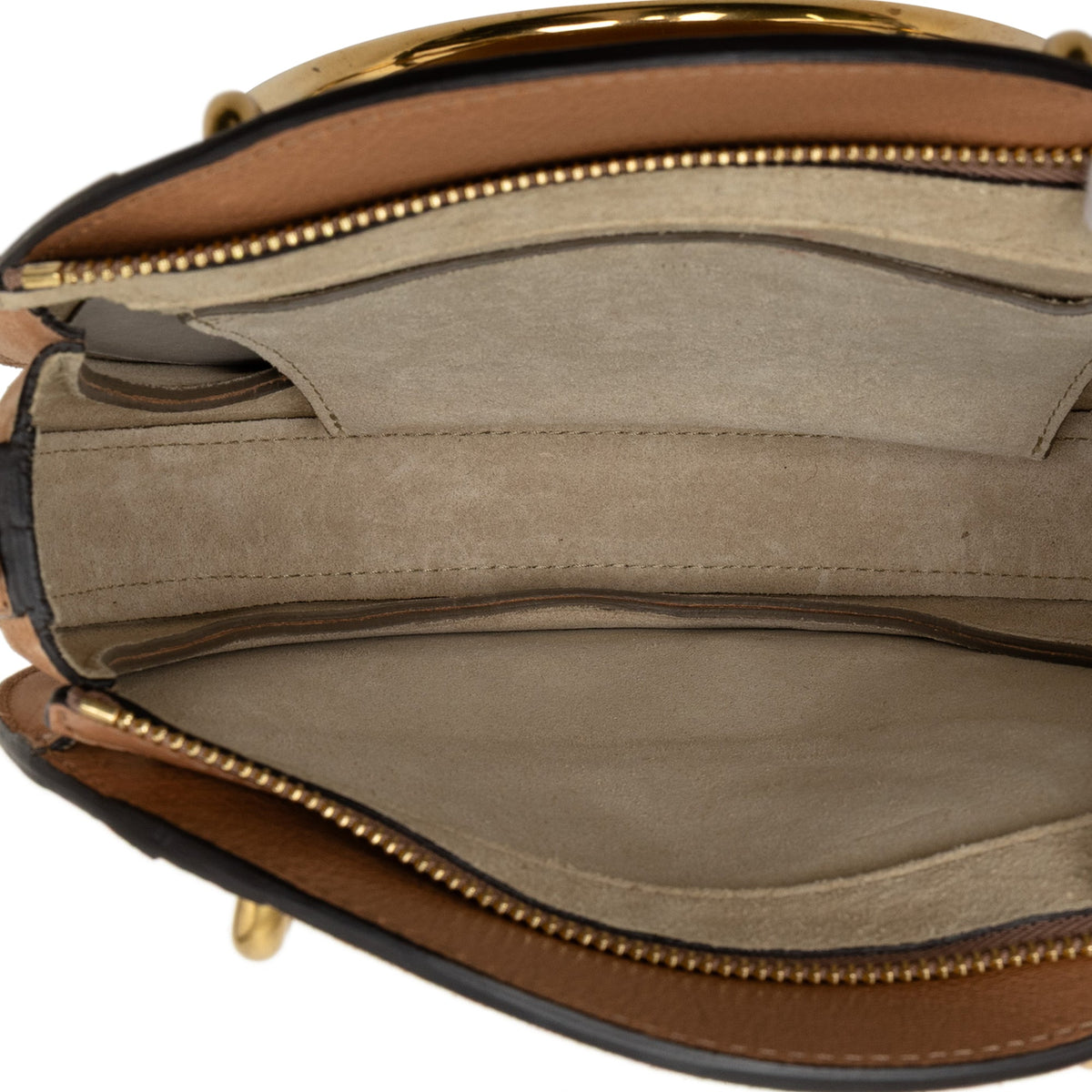 Chloé Small Calfskin and Suede Pixie Satchel