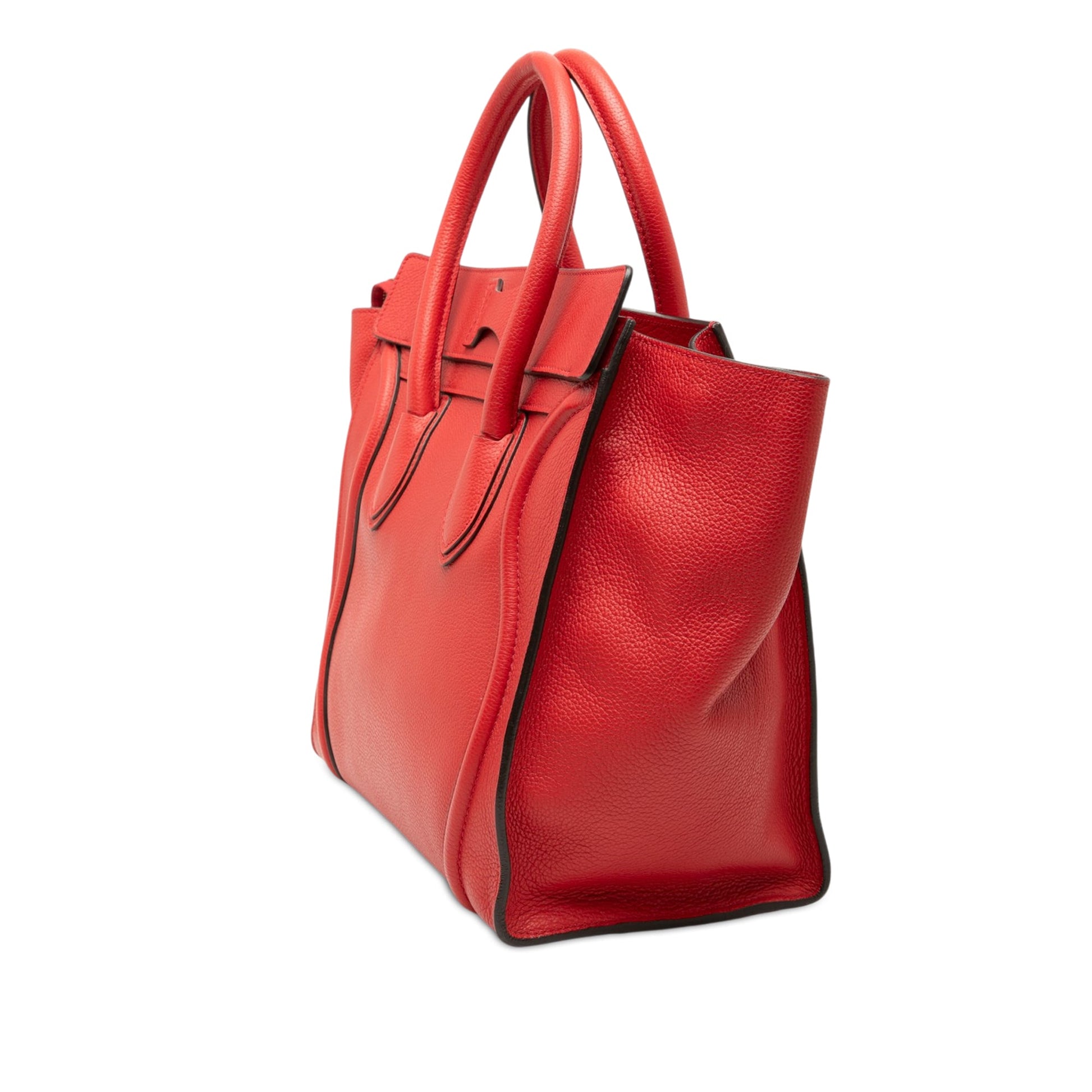 Celine Mini Grained Calfskin Luggage Tote