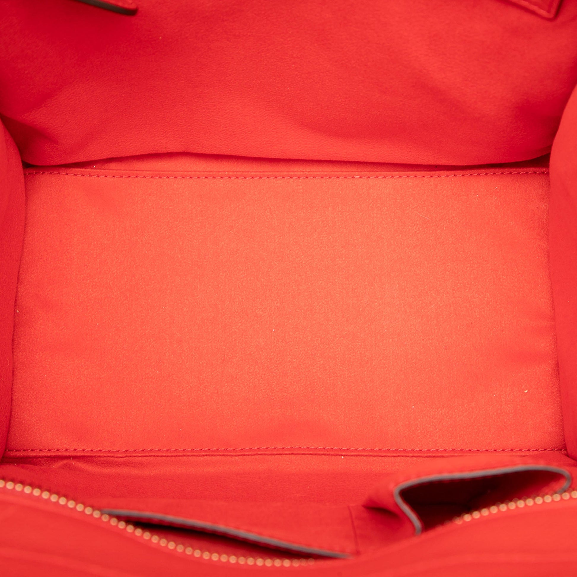 Celine Mini Grained Calfskin Luggage Tote