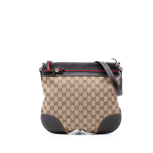 Gucci GG Canvas Web Mayfair Crossbody