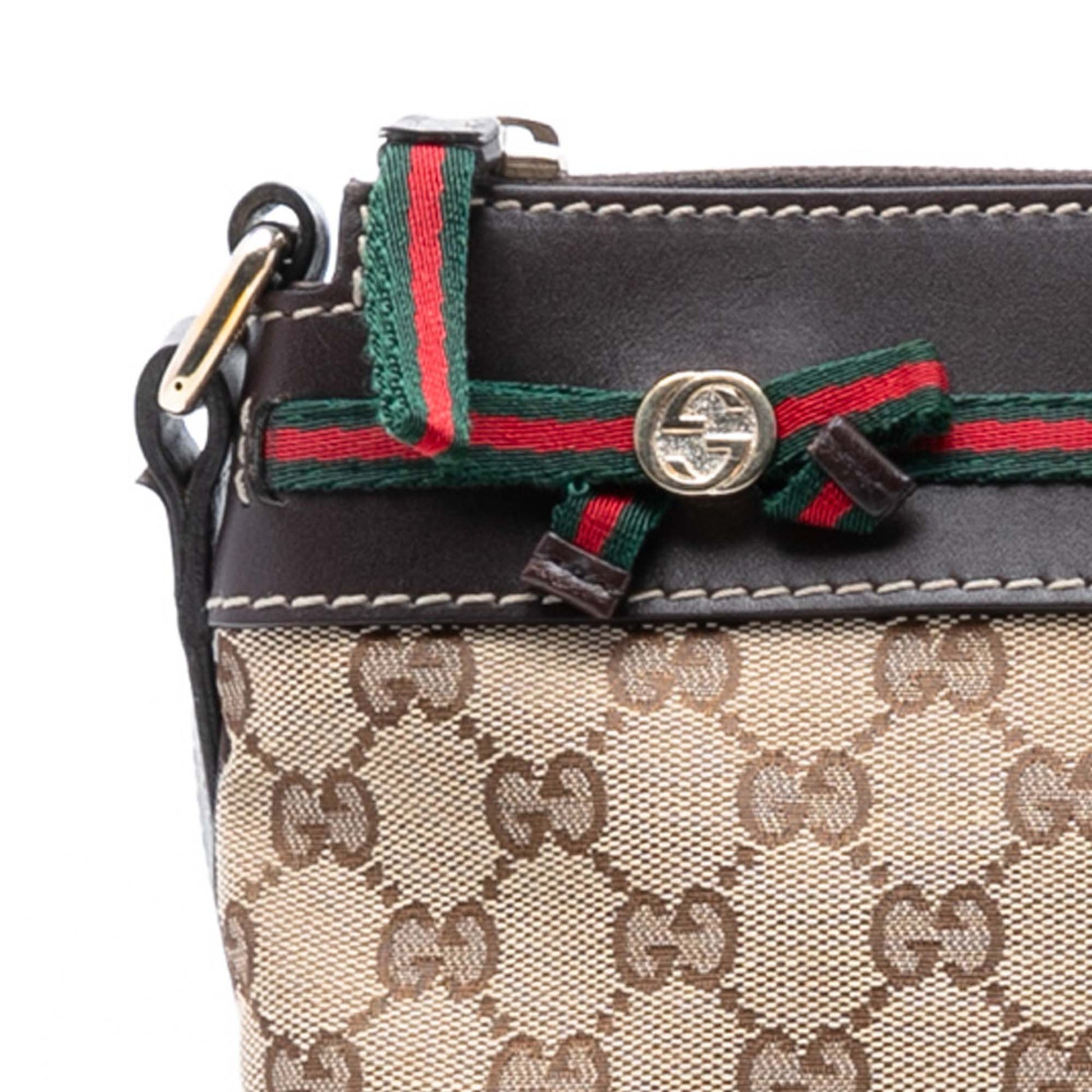 Gucci GG Canvas Web Mayfair Crossbody