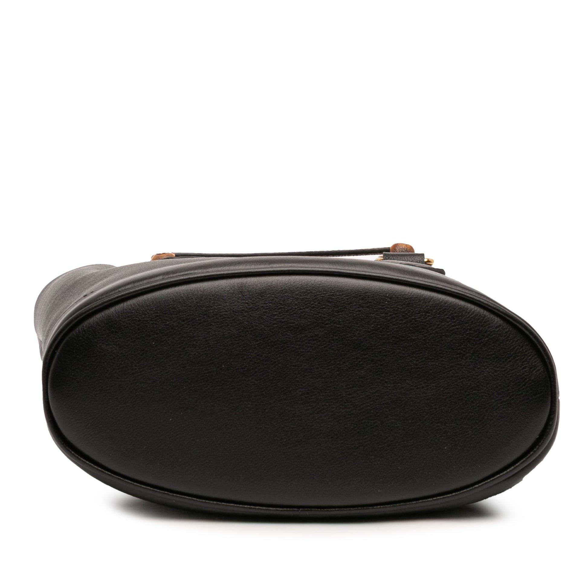 Gucci Small Calfskin Bamboo Diana Convertible Bucket Bag