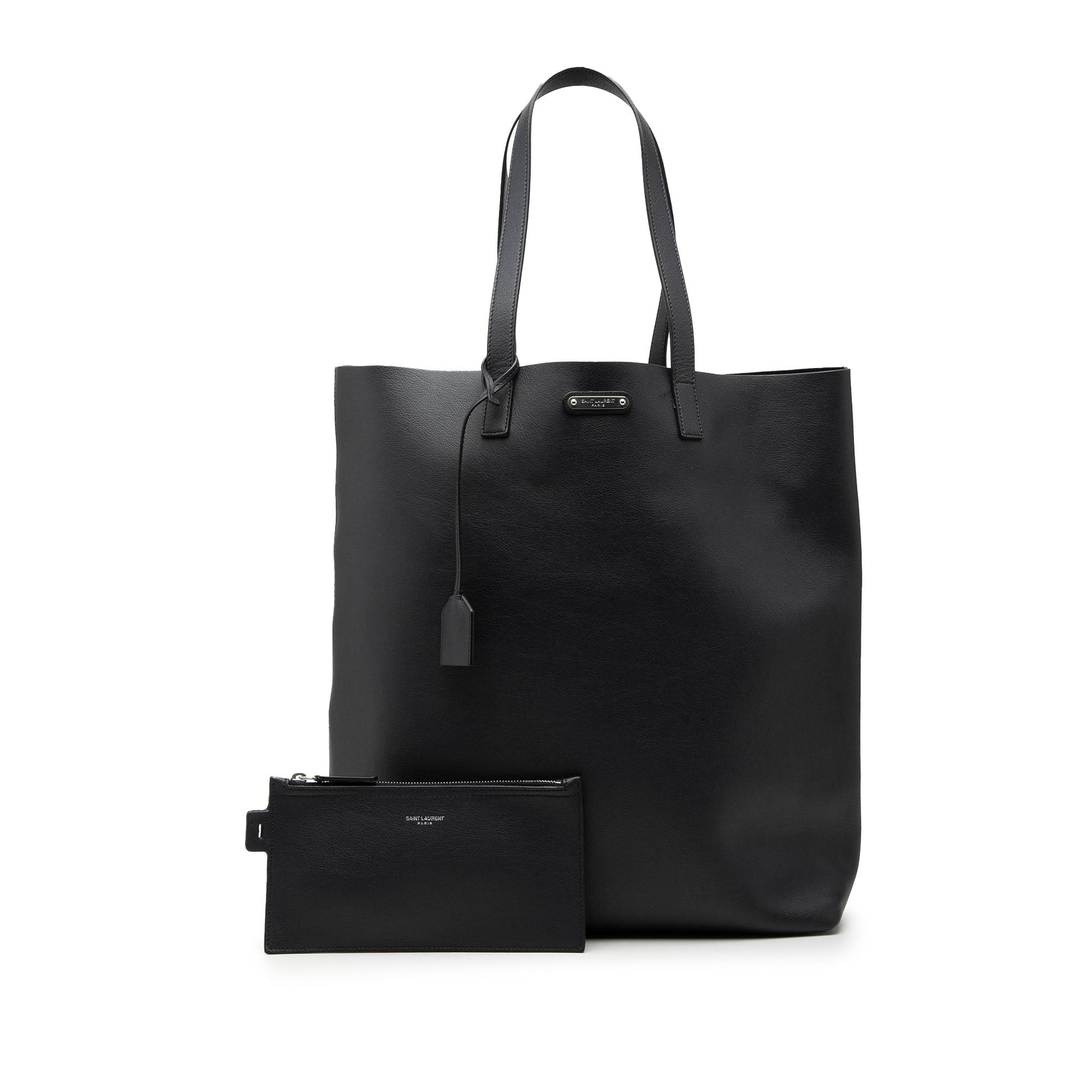 Saint Laurent Smooth Calfskin Bold Shopping Tote
