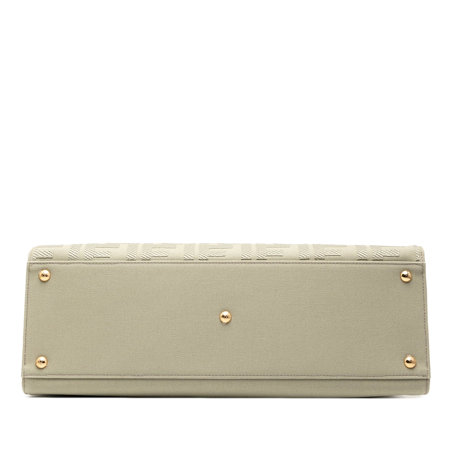 Fendi Zucca Embroidered Canvas Peekaboo X Tote