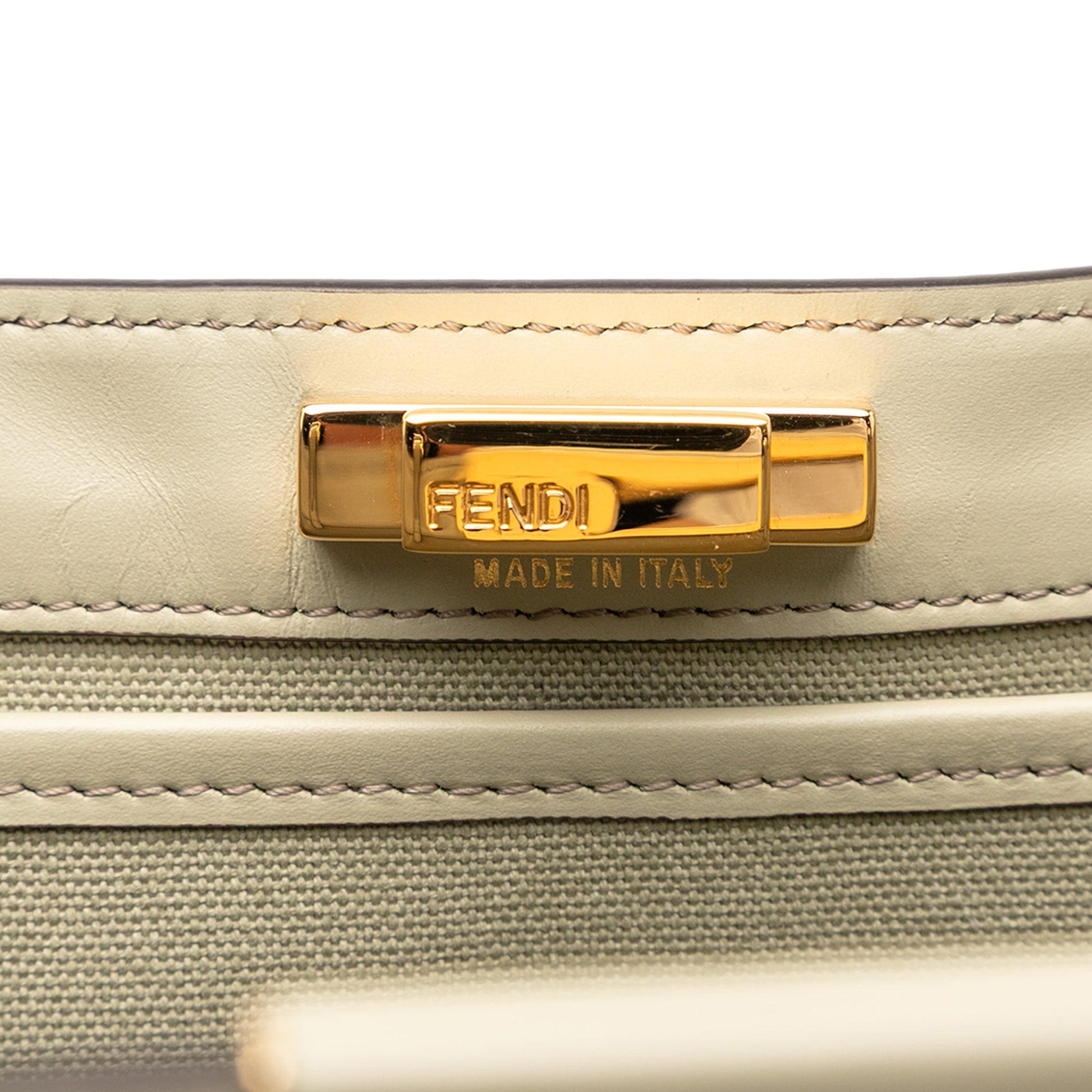 Fendi Zucca Embroidered Canvas Peekaboo X Tote