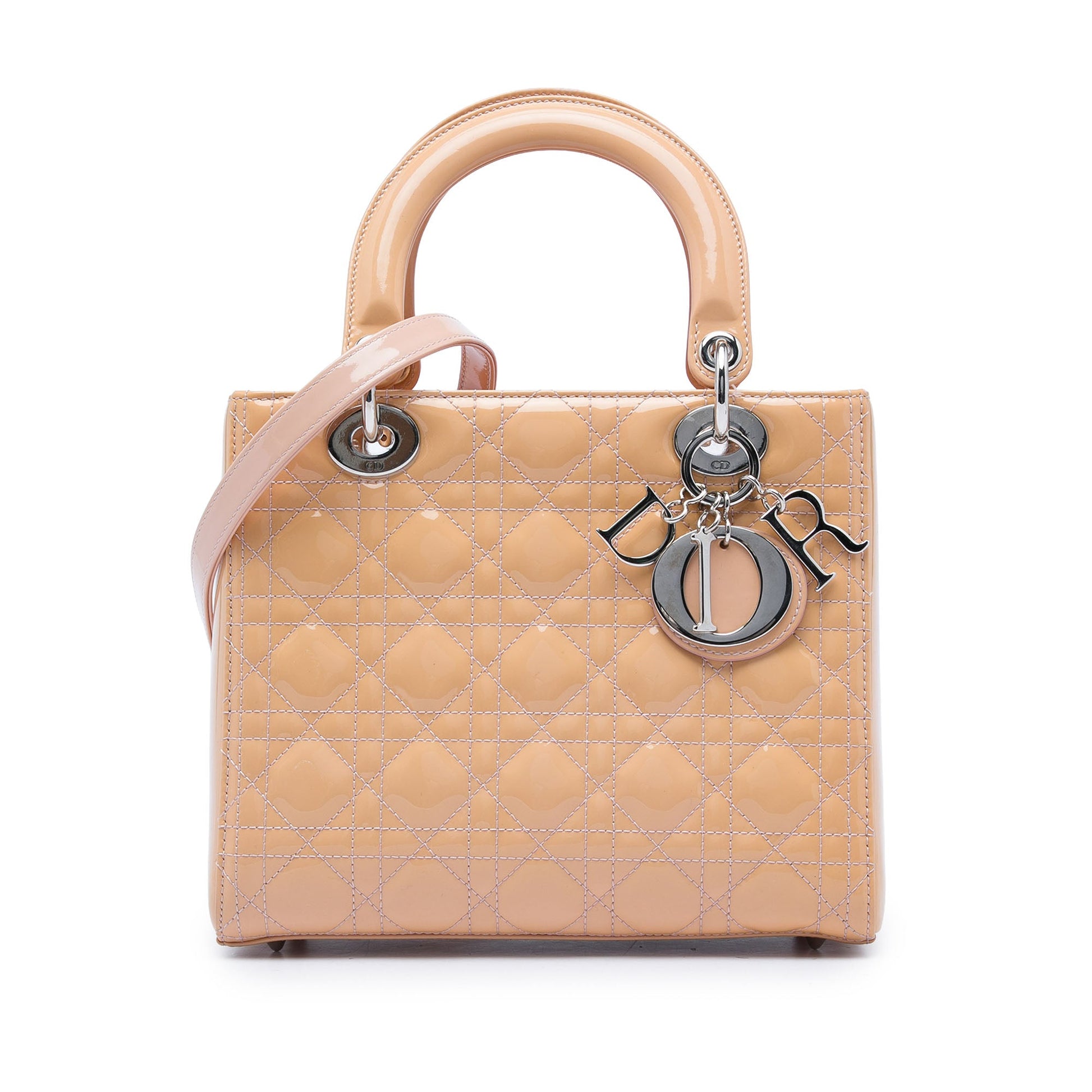 Dior Medium Patent Cannage Lady Dior