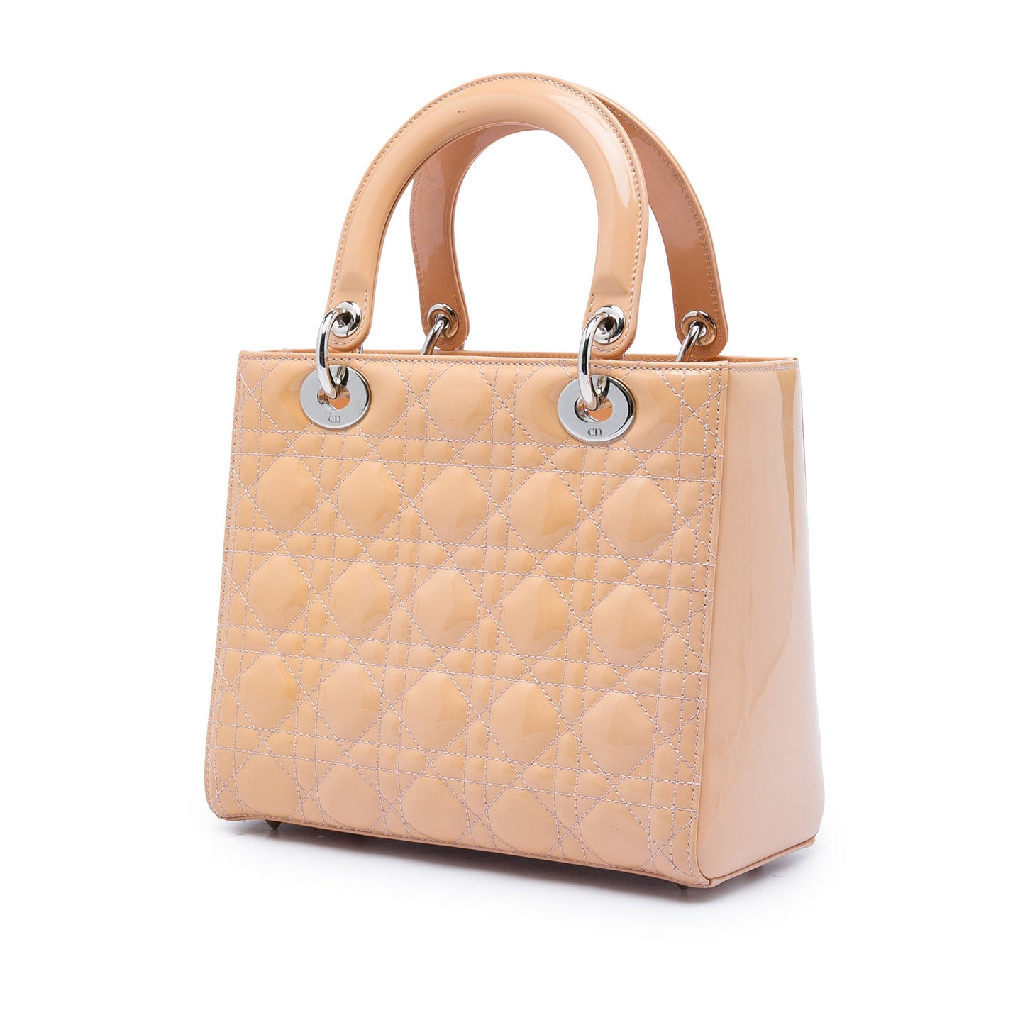 Dior Medium Patent Cannage Lady Dior