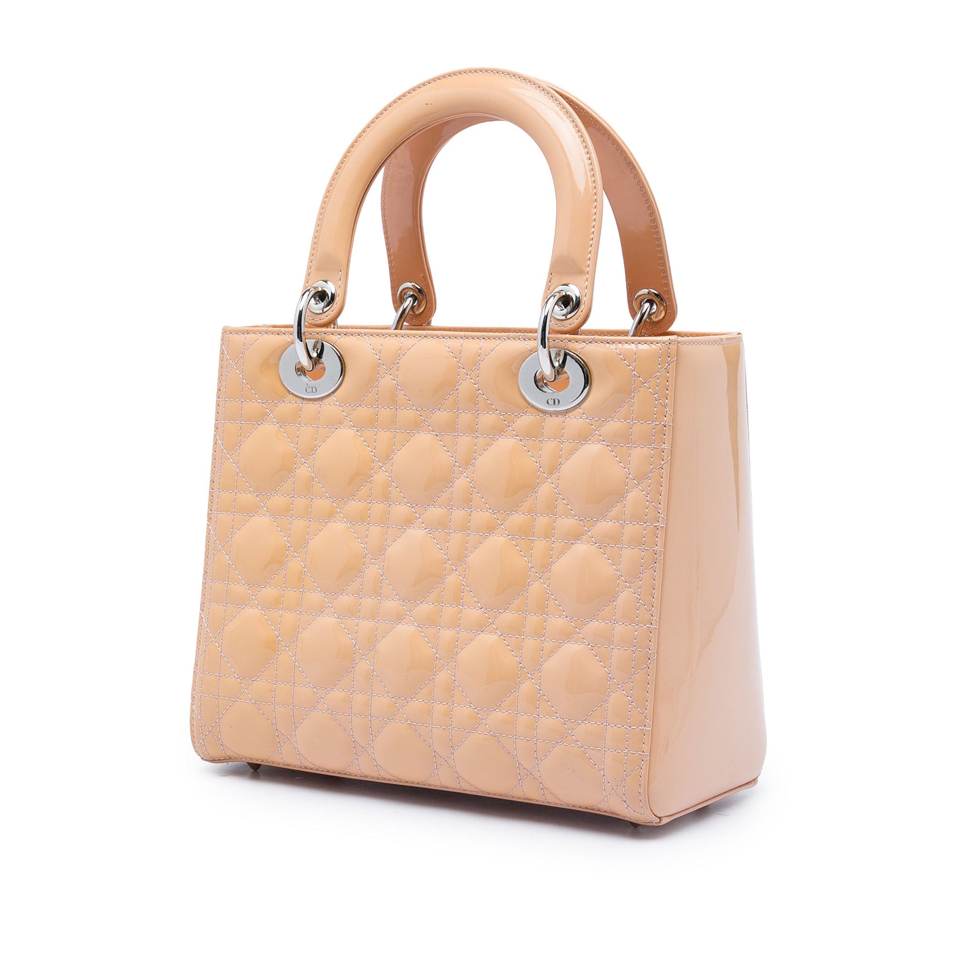 Dior Medium Patent Cannage Lady Dior