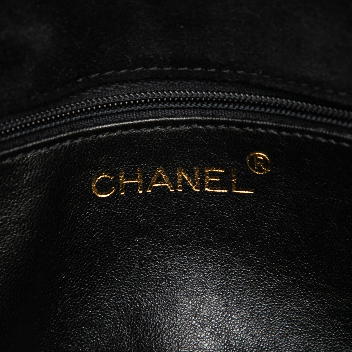 Chanel CC Quilted Suede Shoulder Bag
