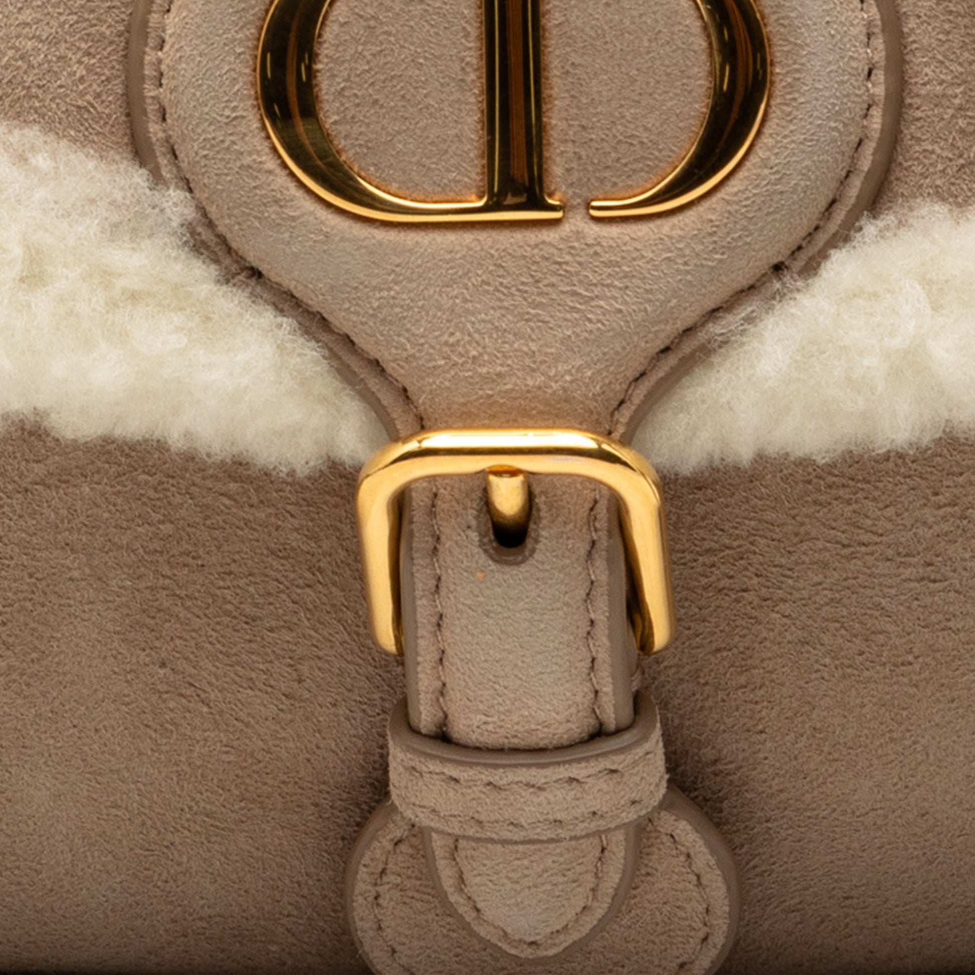 Dior Small Suede Shearling Bobby Crossbody