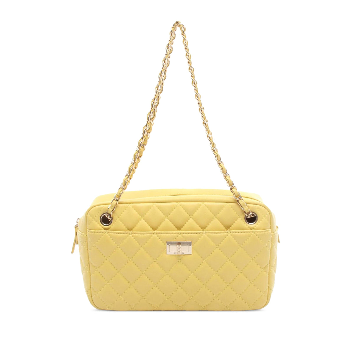 Chanel Small Lambskin Reissue 2.55 Camera Bag — Yellow
