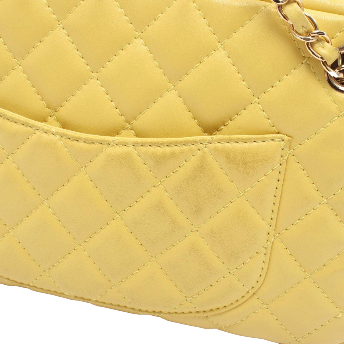 Chanel Small Lambskin Reissue 2.55 Camera Bag — Yellow