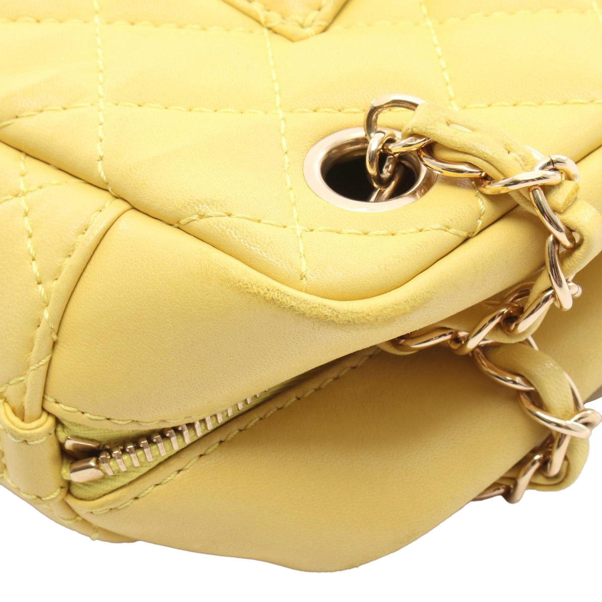 Chanel Small Lambskin Reissue 2.55 Camera Bag — Yellow