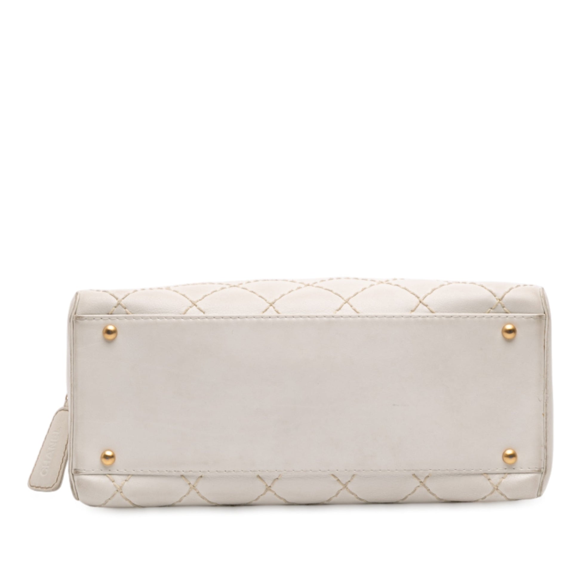 Chanel CC Lambskin Wild Stitch Handbag
