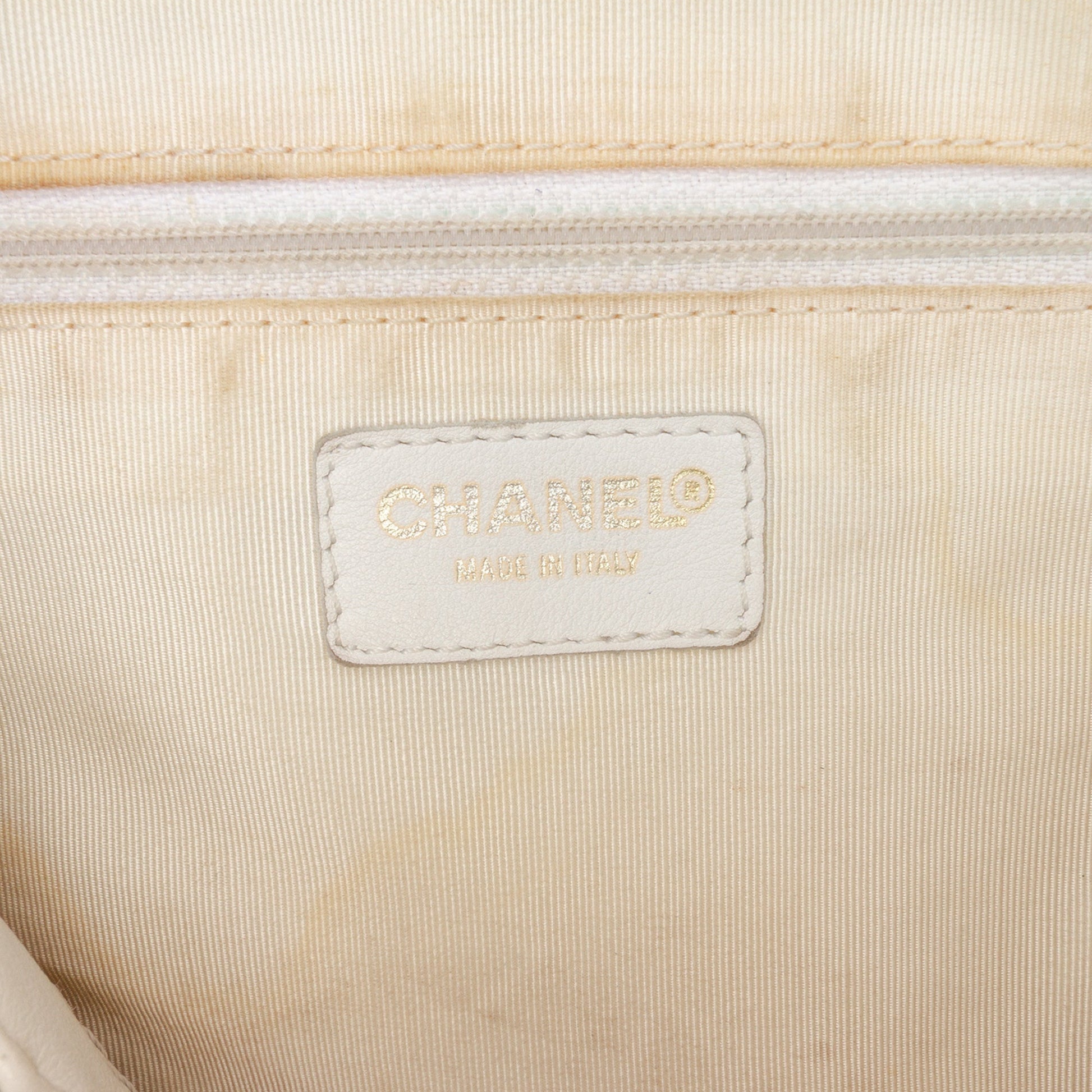 Chanel CC Lambskin Wild Stitch Handbag