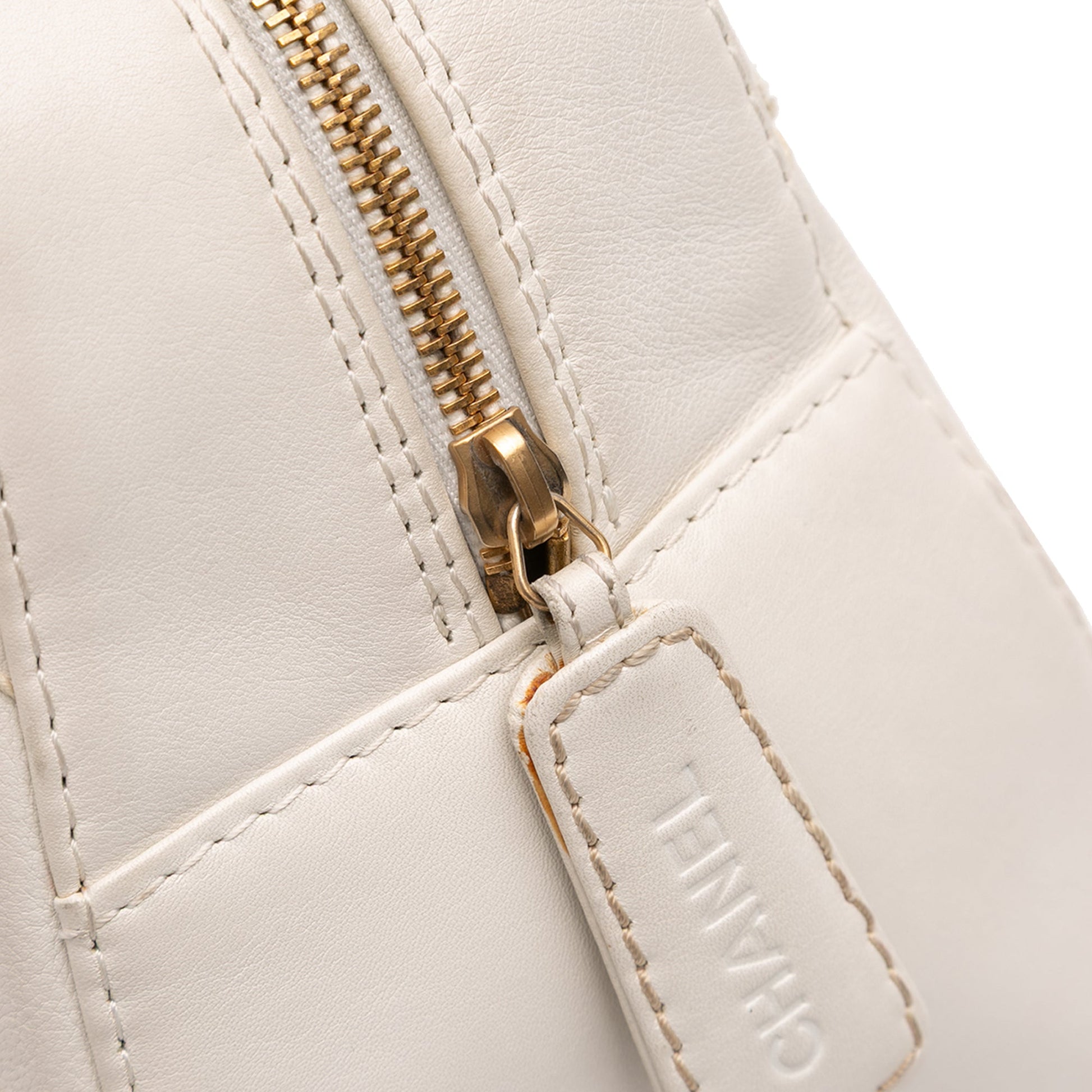 Chanel CC Lambskin Wild Stitch Handbag