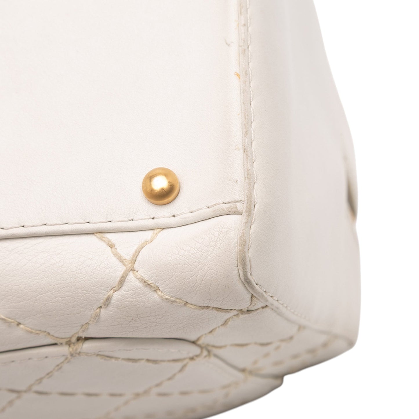 Chanel CC Lambskin Wild Stitch Handbag