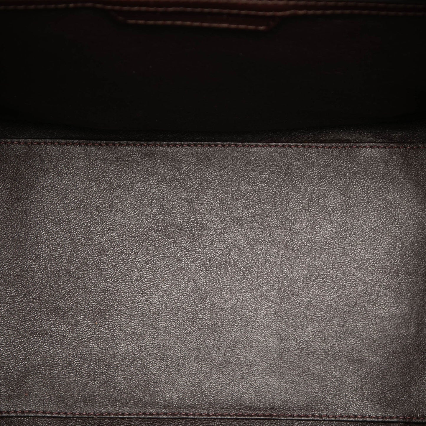 Celine Mini Tricolor Linen and Leather Luggage Tote