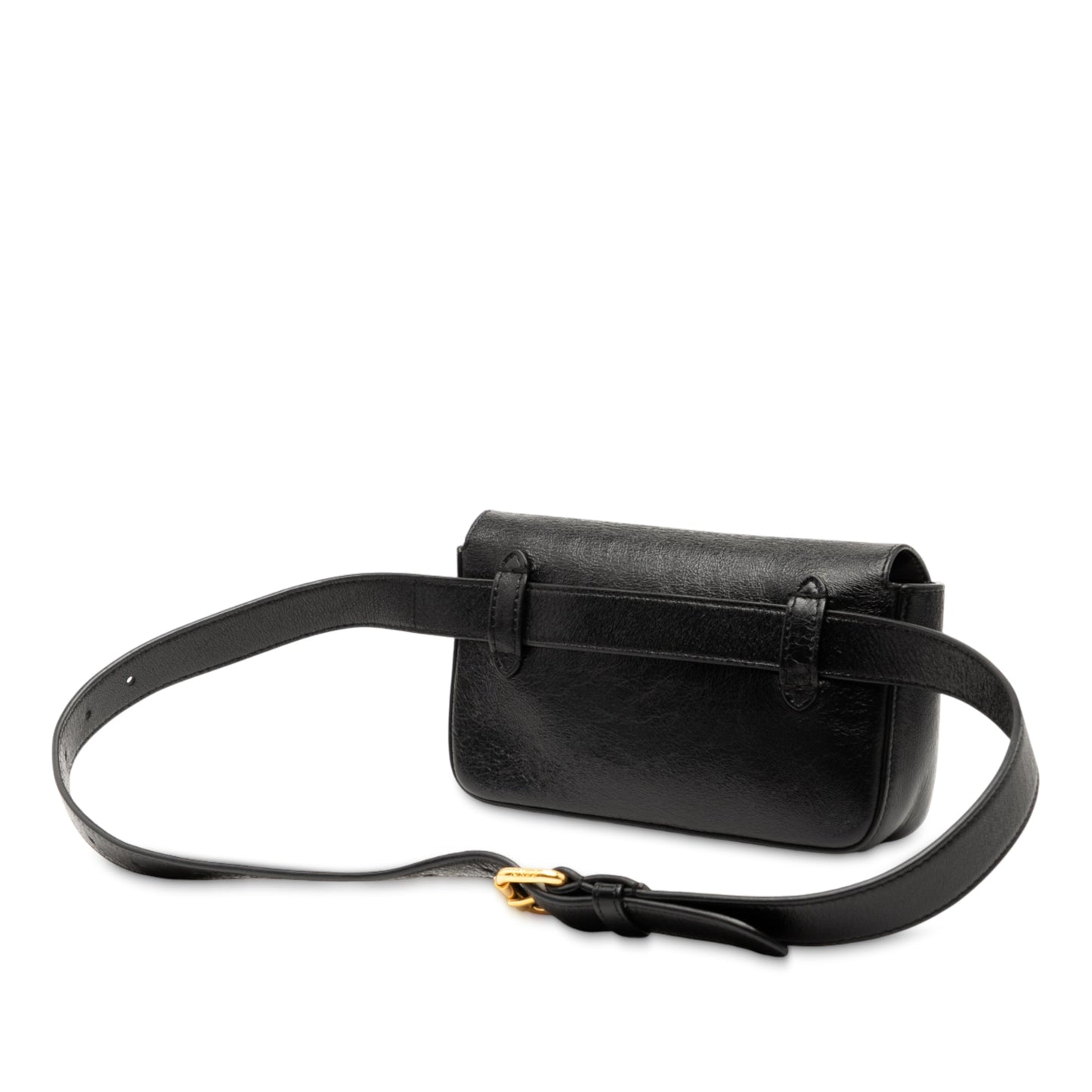Fendi Leather FF Logo Baguette Belt Bag