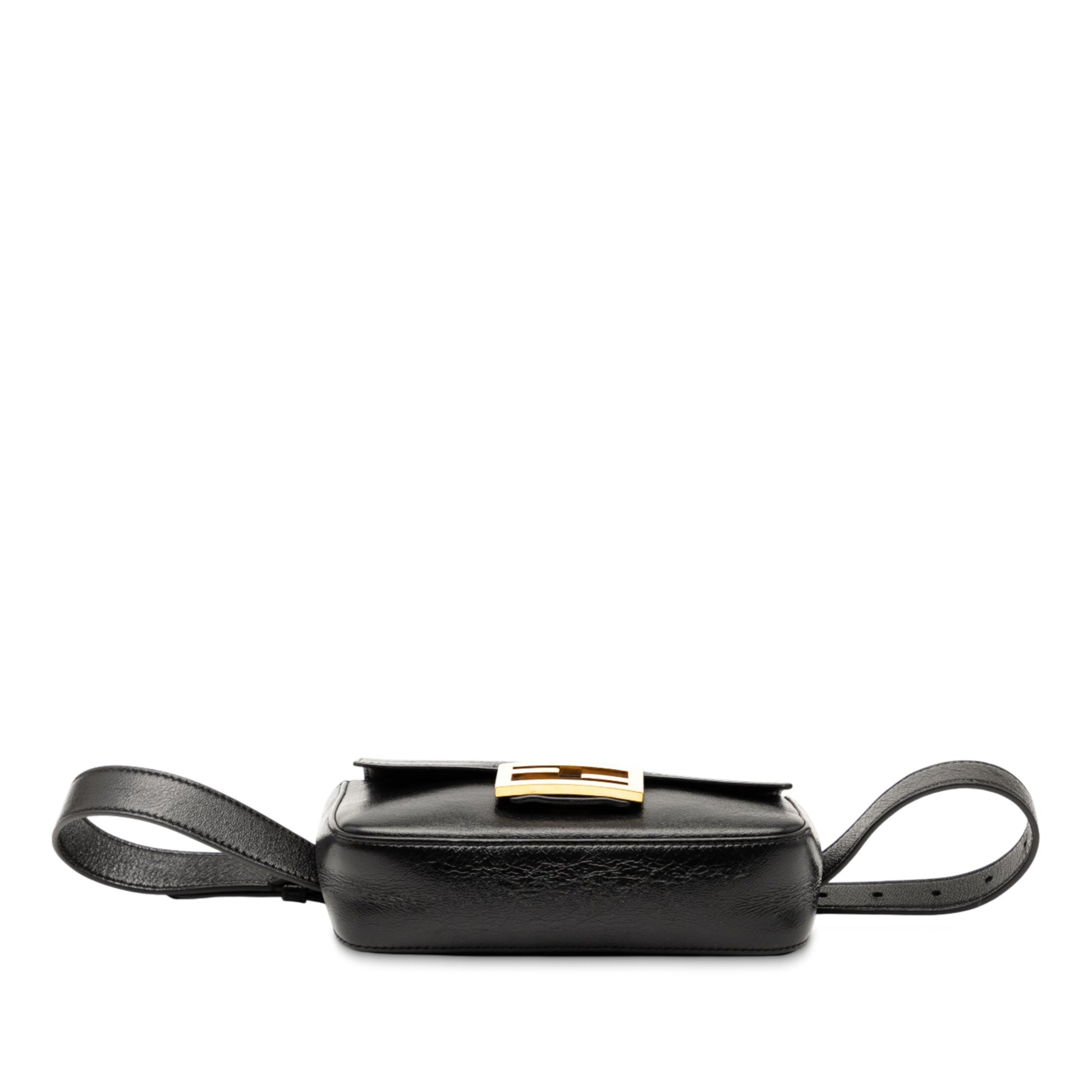 Fendi Leather FF Logo Baguette Belt Bag