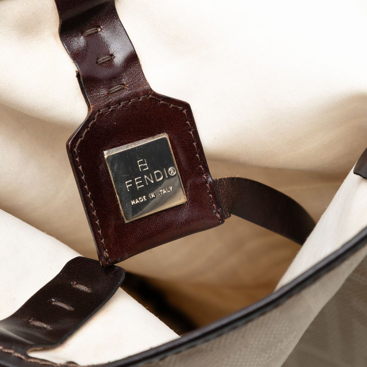 Fendi Zucca Canvas Tote