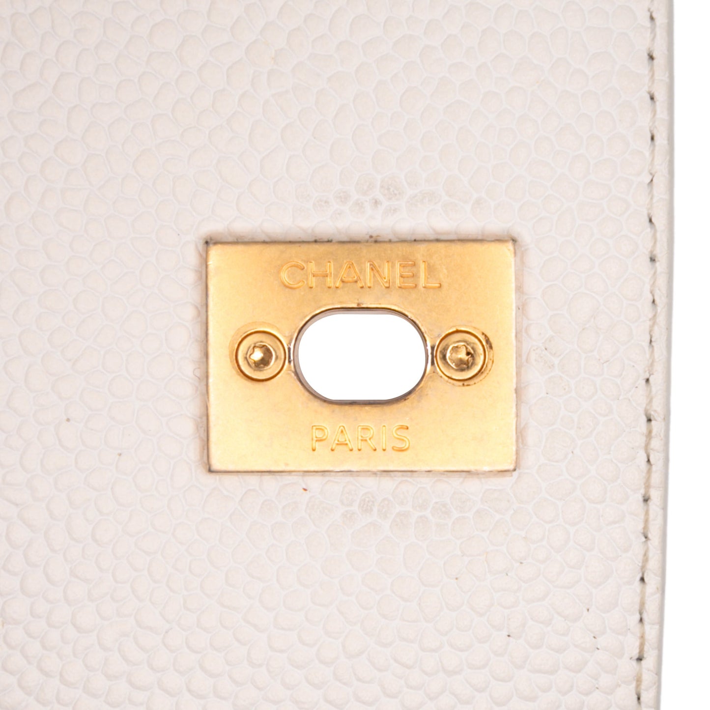 Chanel CC Quilted Caviar Turnlock Full Flap