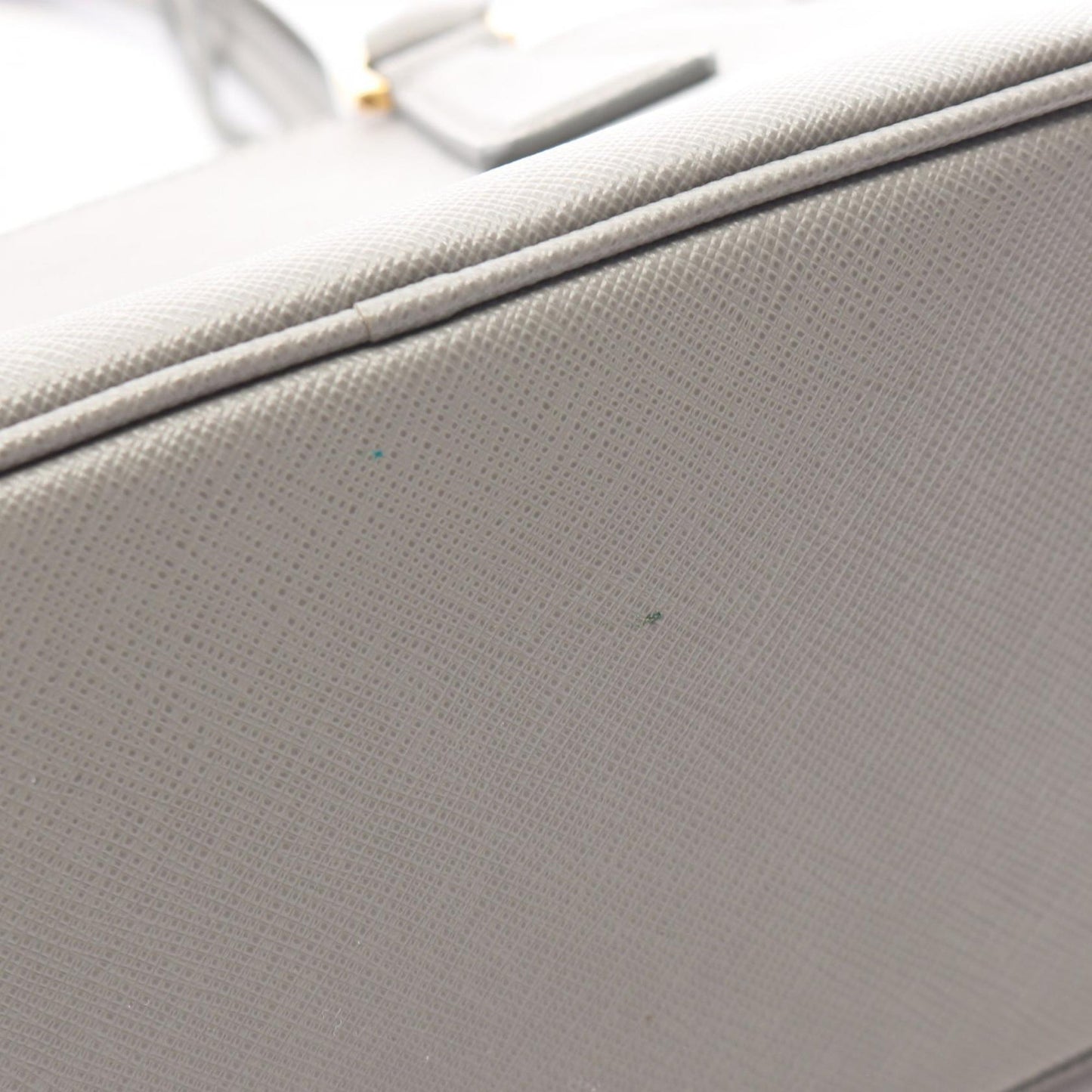 Prada Mini Saffiano Lux Galleria Double Zip Satchel