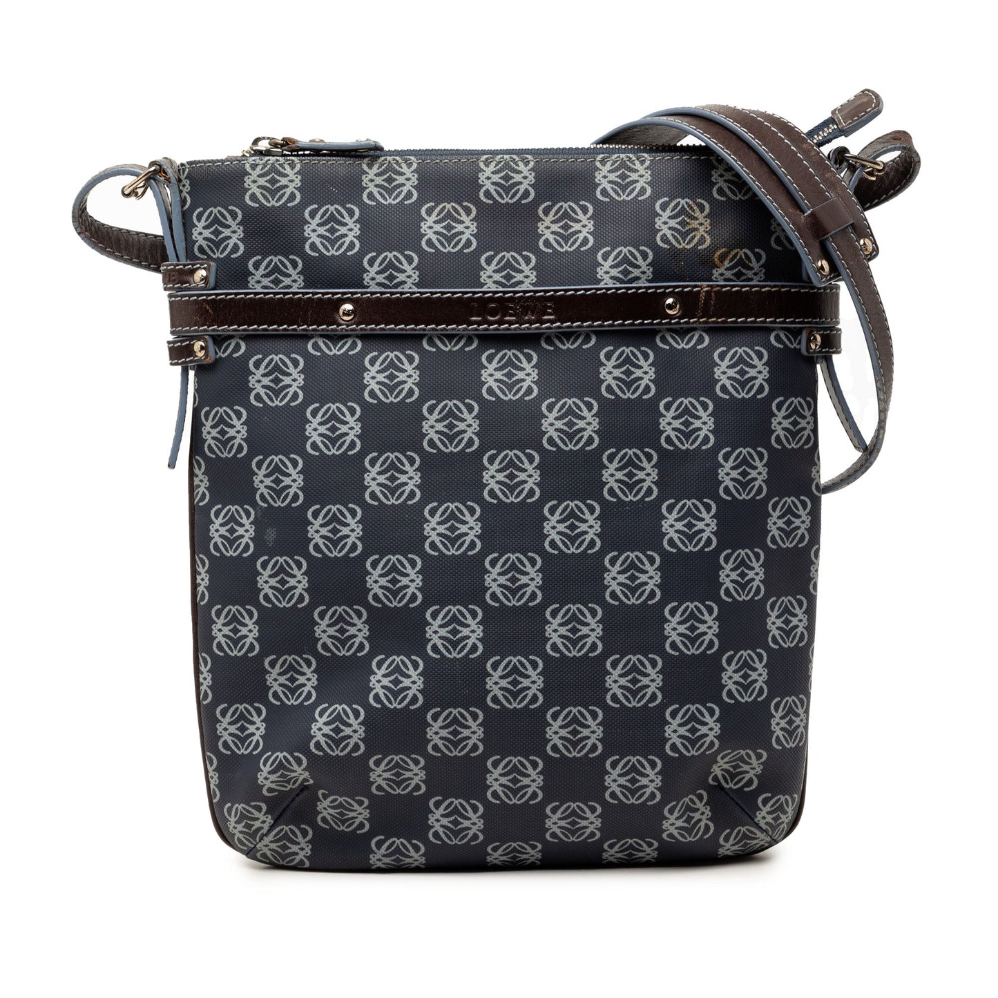 LOEWE Anagram Coated Canvas Crossbody