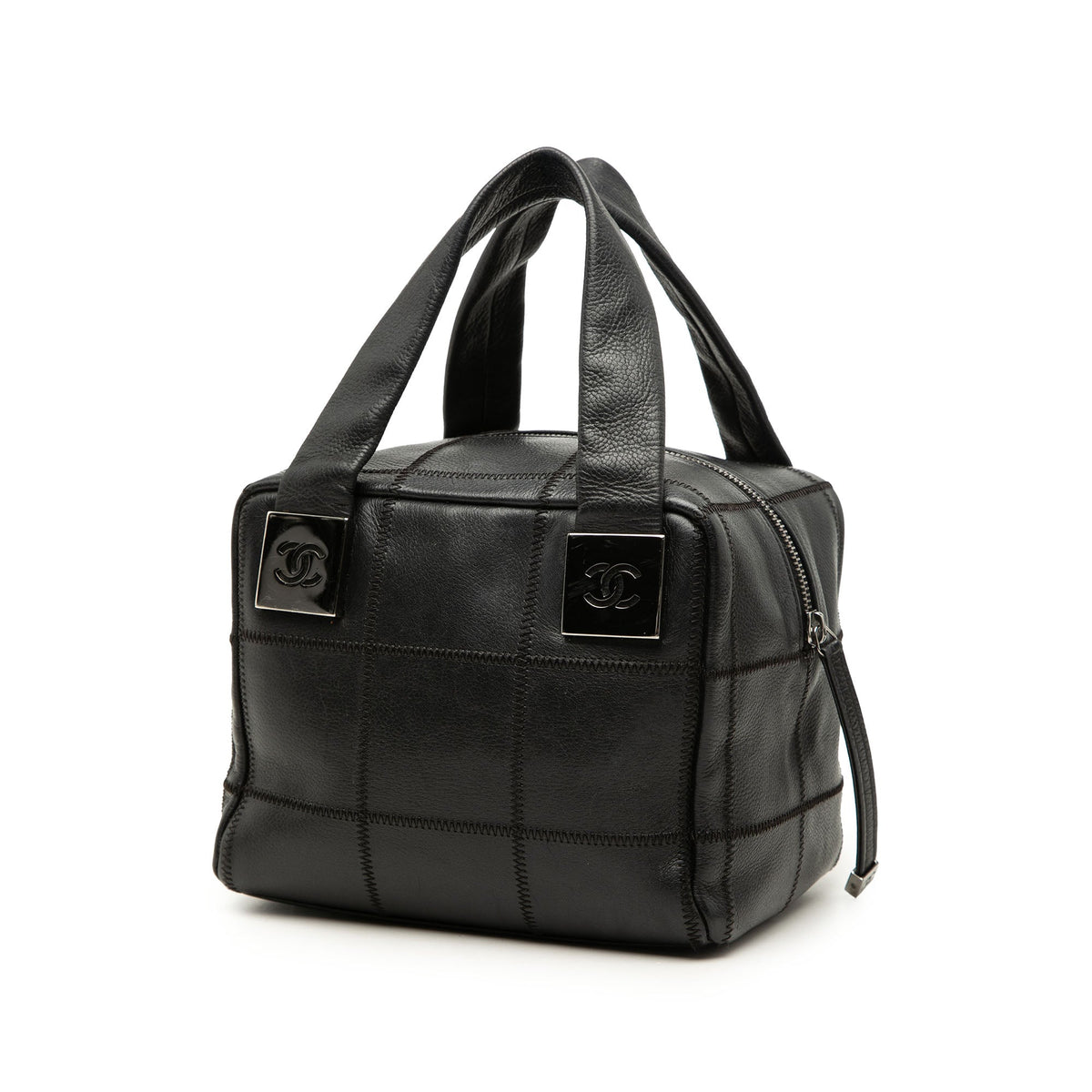Chanel Chocolate Bar Stitched Caviar Handbag