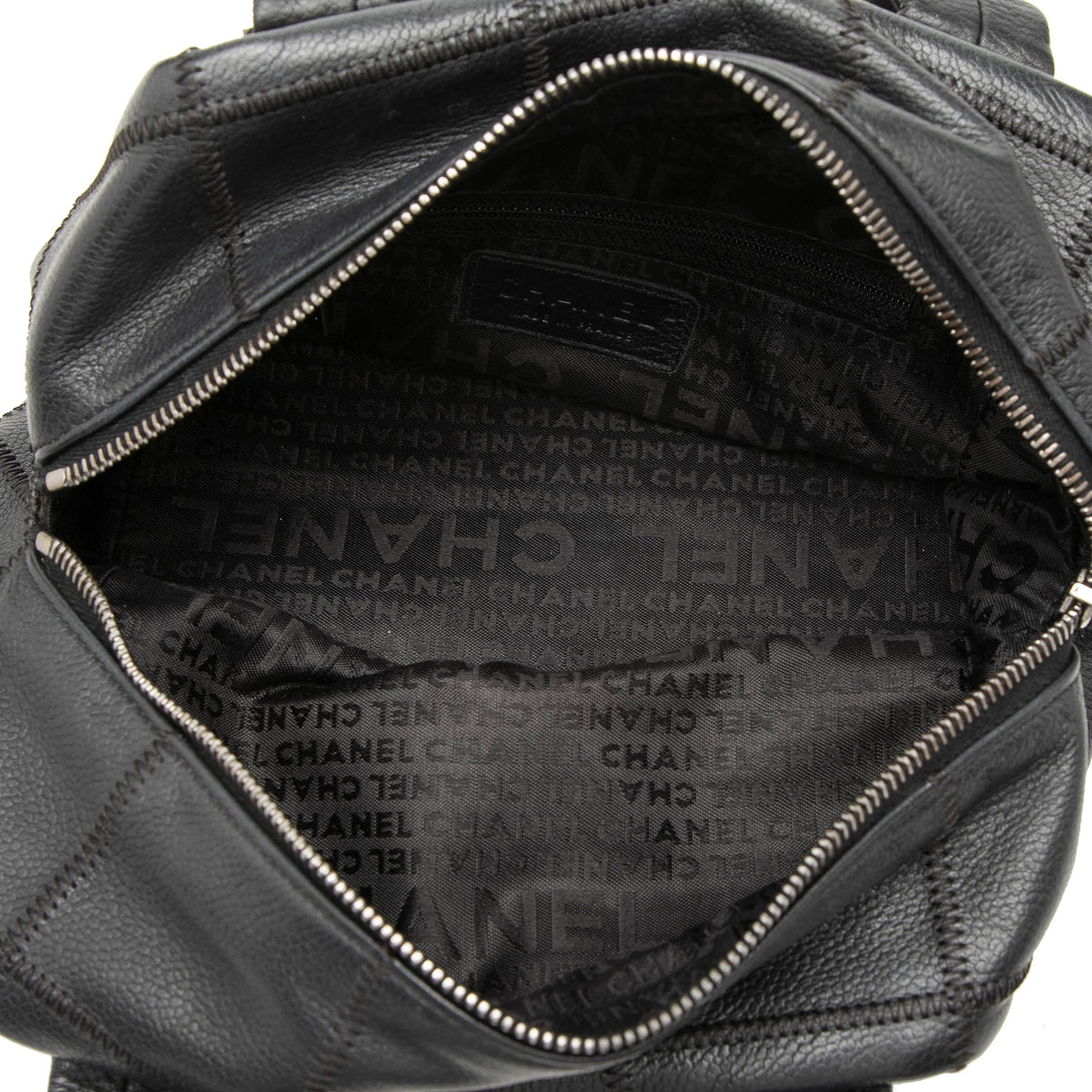 Chanel Chocolate Bar Stitched Caviar Handbag
