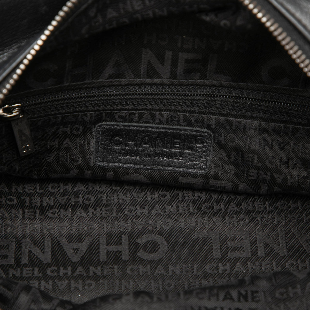 Chanel Chocolate Bar Stitched Caviar Handbag