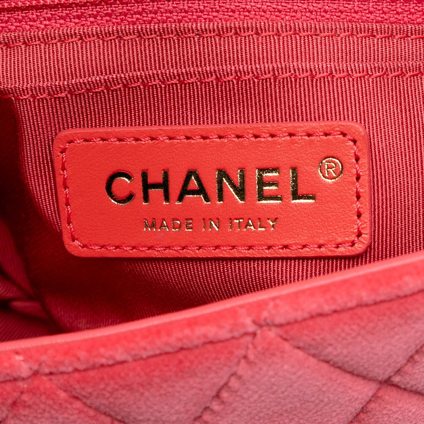 Chanel Mini Square Classic Velvet Pearl Crush Single Flap