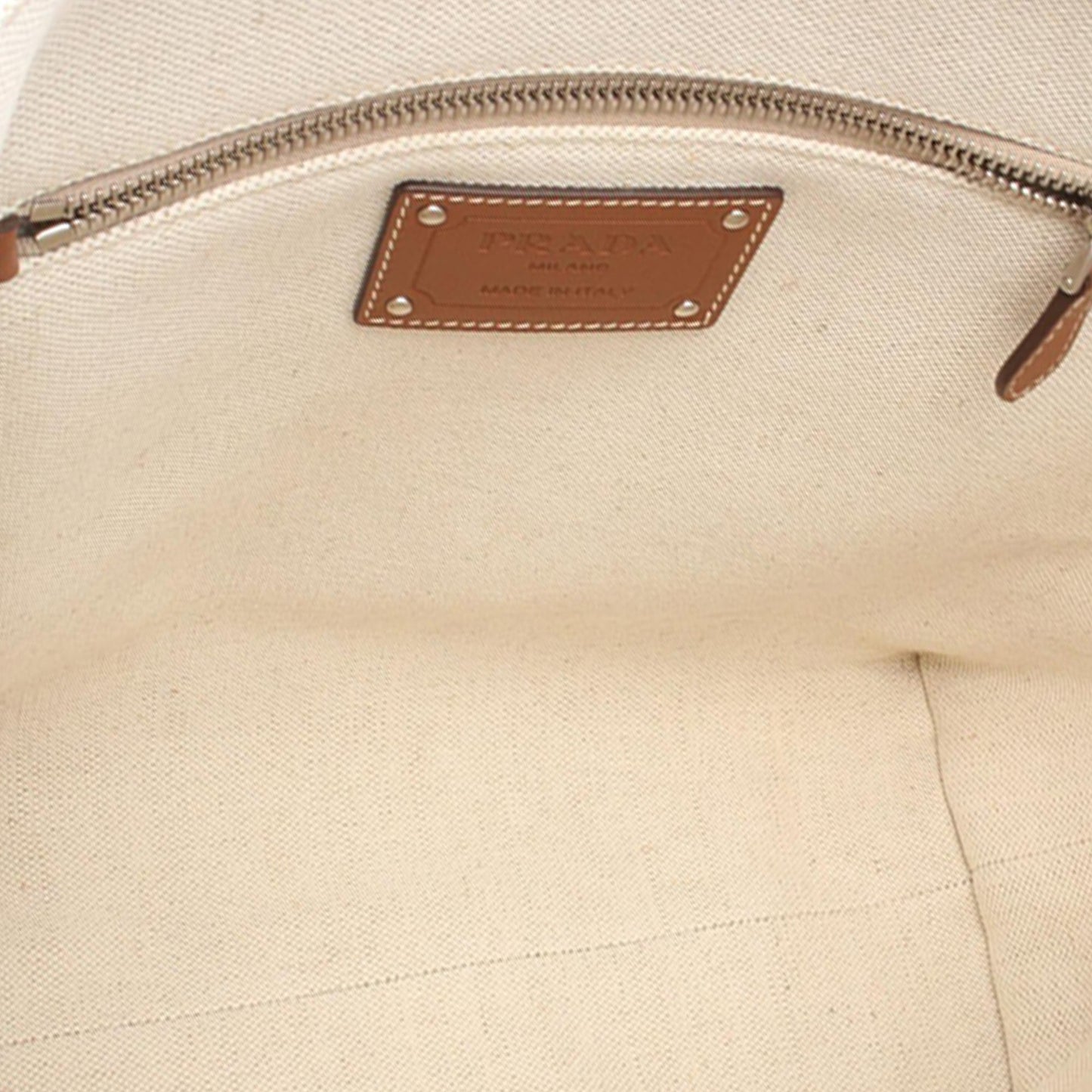 Prada Linen Blend Tote