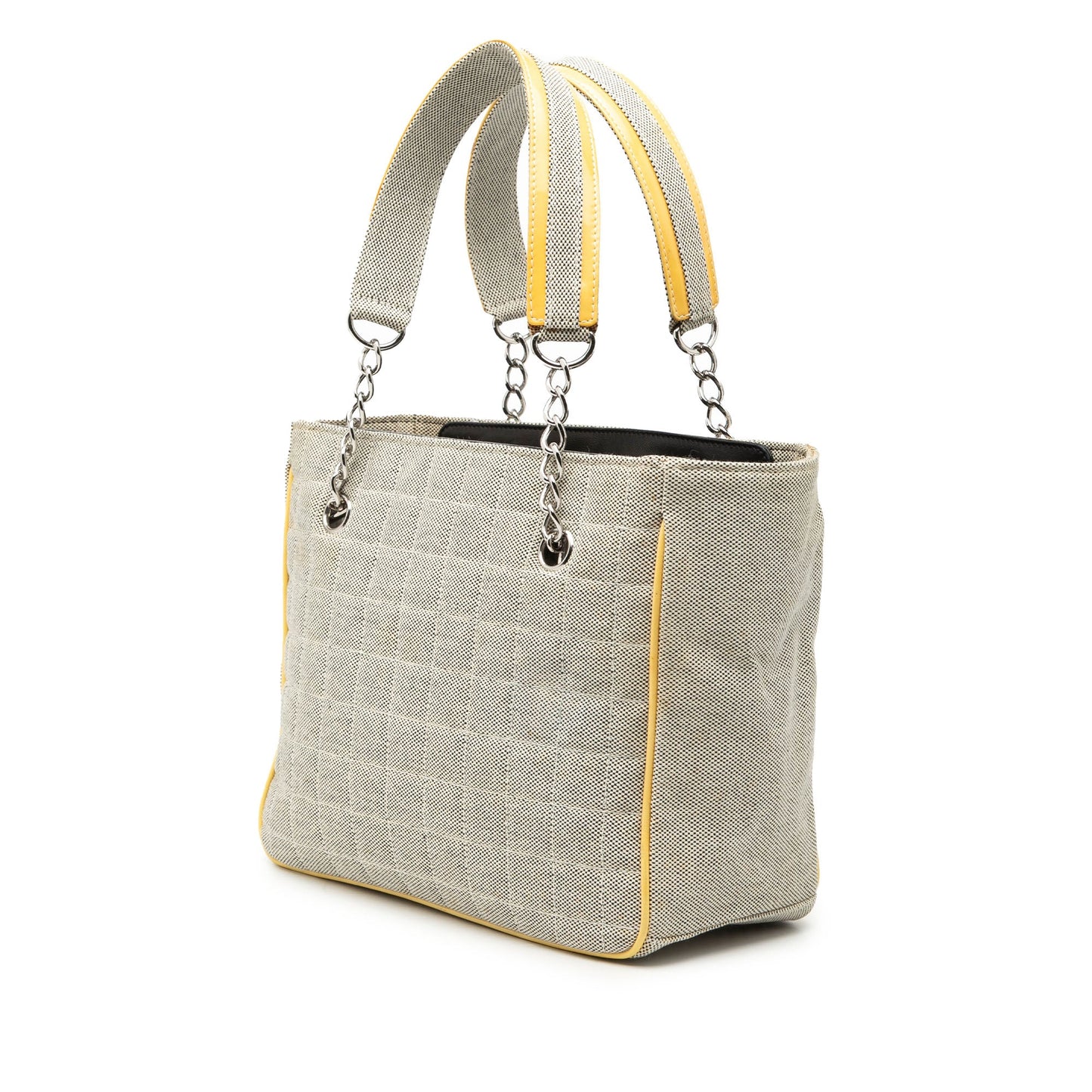 Chanel CC Camellia No. 5 Choco Bar Canvas Tote