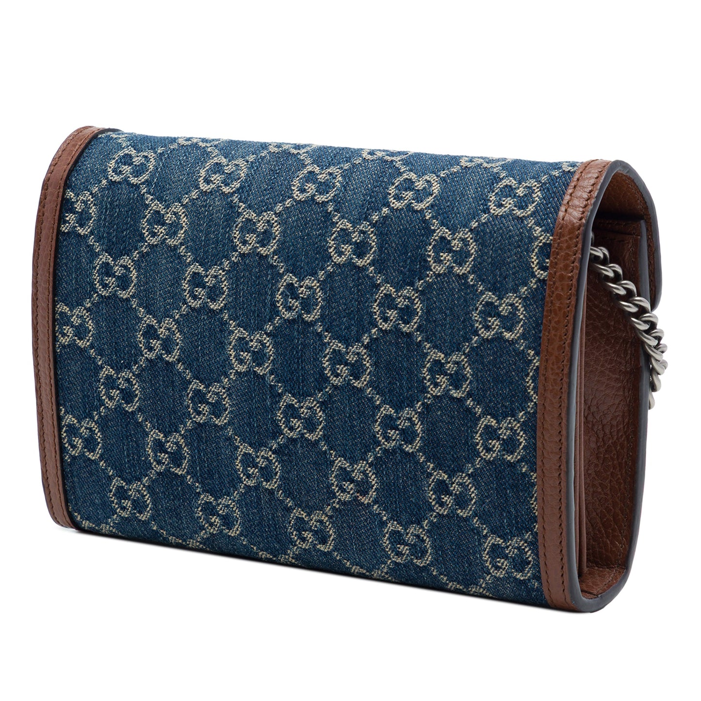 Gucci GG Denim Dionysus Wallet on Chain