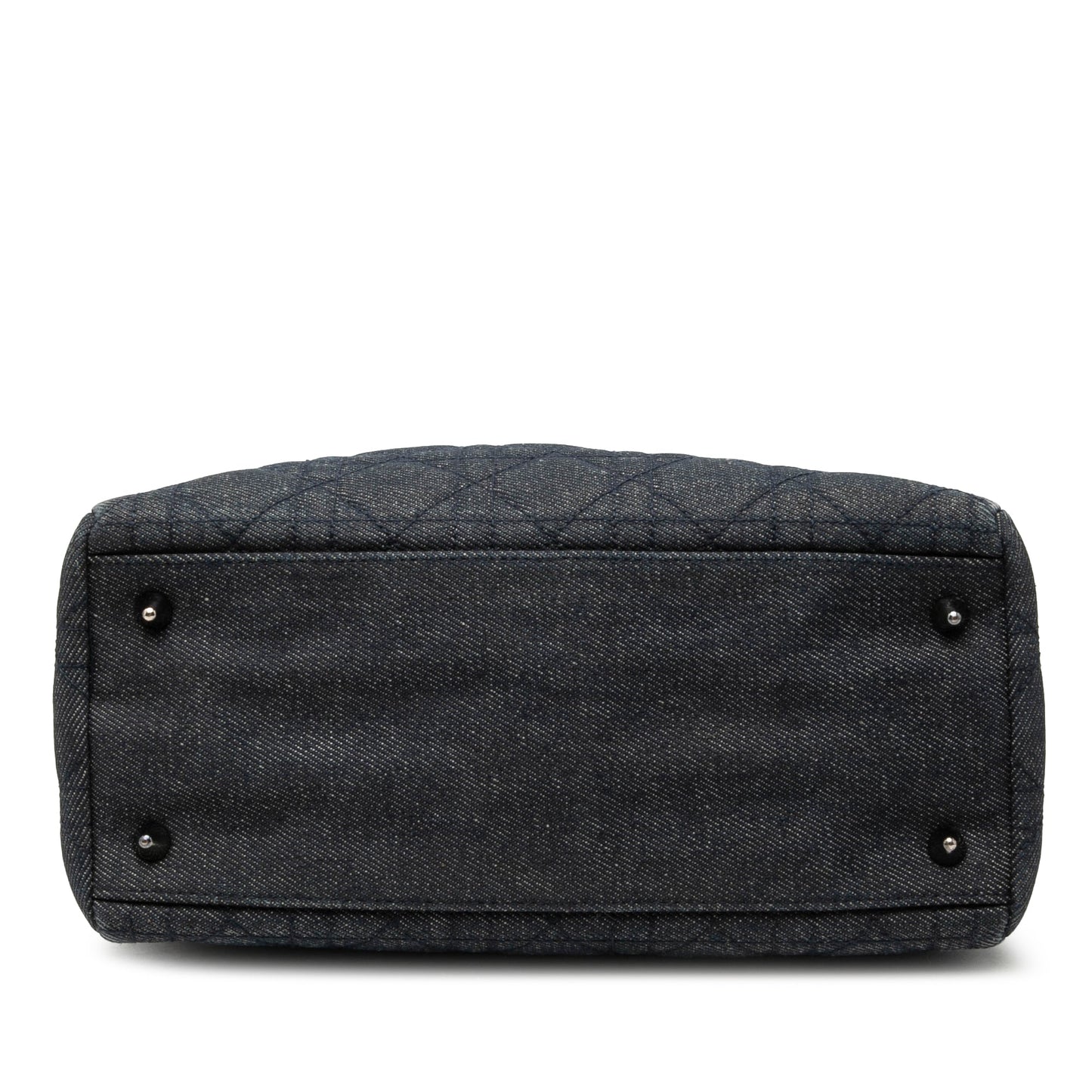 Dior Medium Denim Cannage Lady Dior