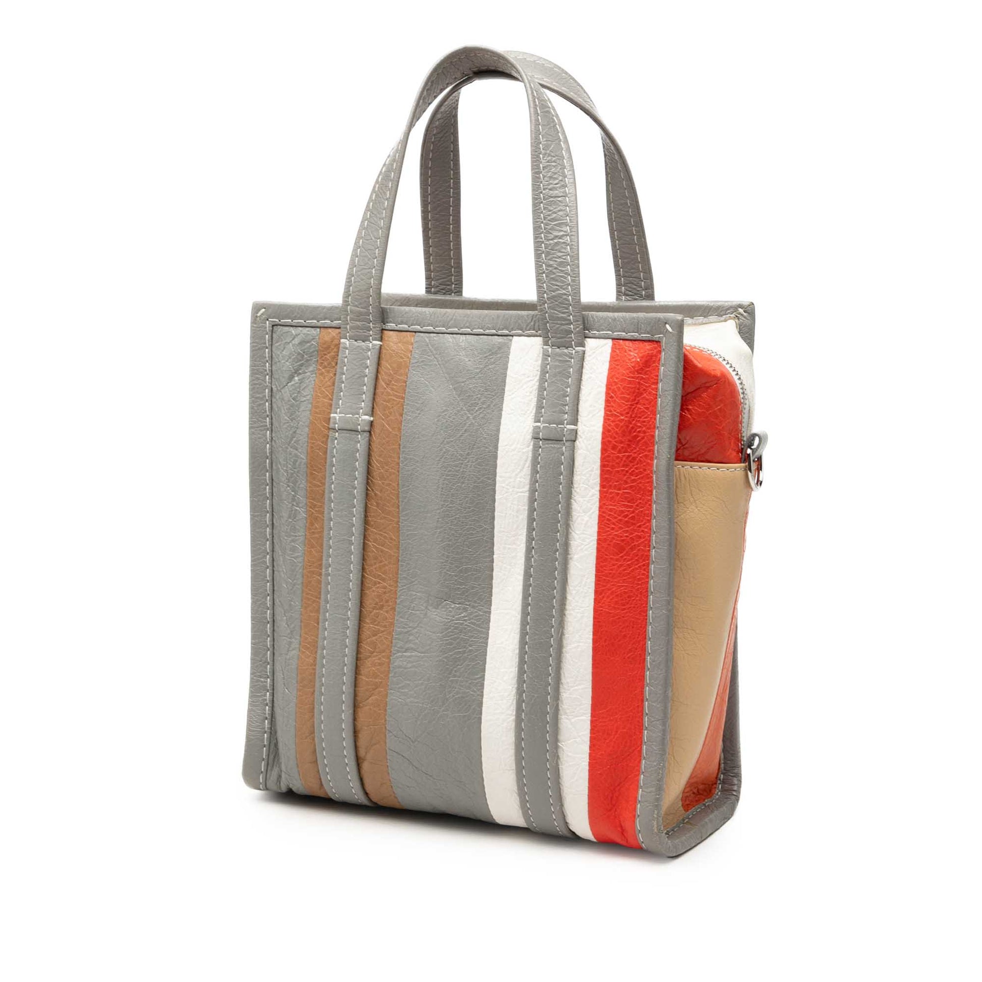 Balenciaga Lambskin Bazar Shopper Satchel XS