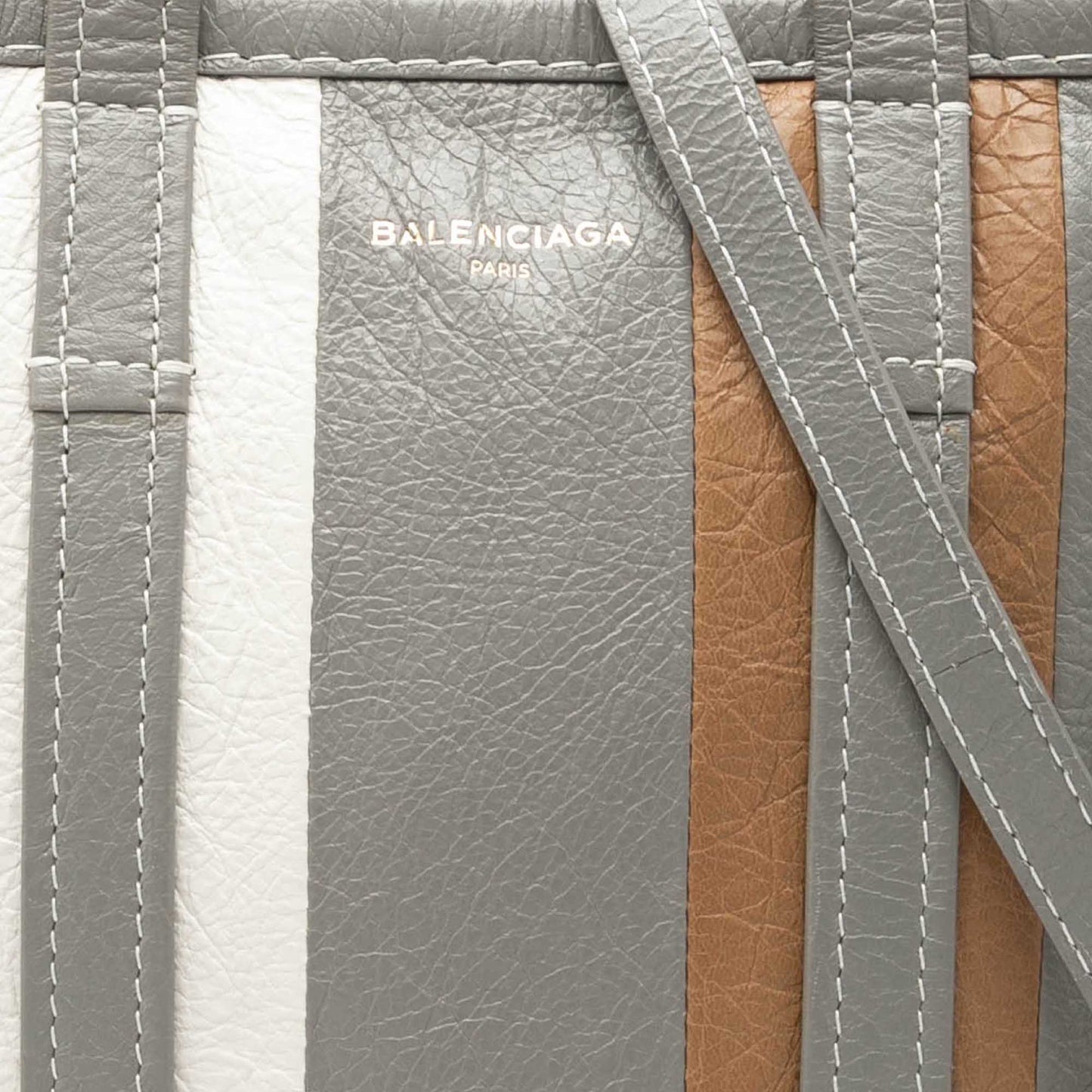 Balenciaga Lambskin Bazar Shopper Satchel XS
