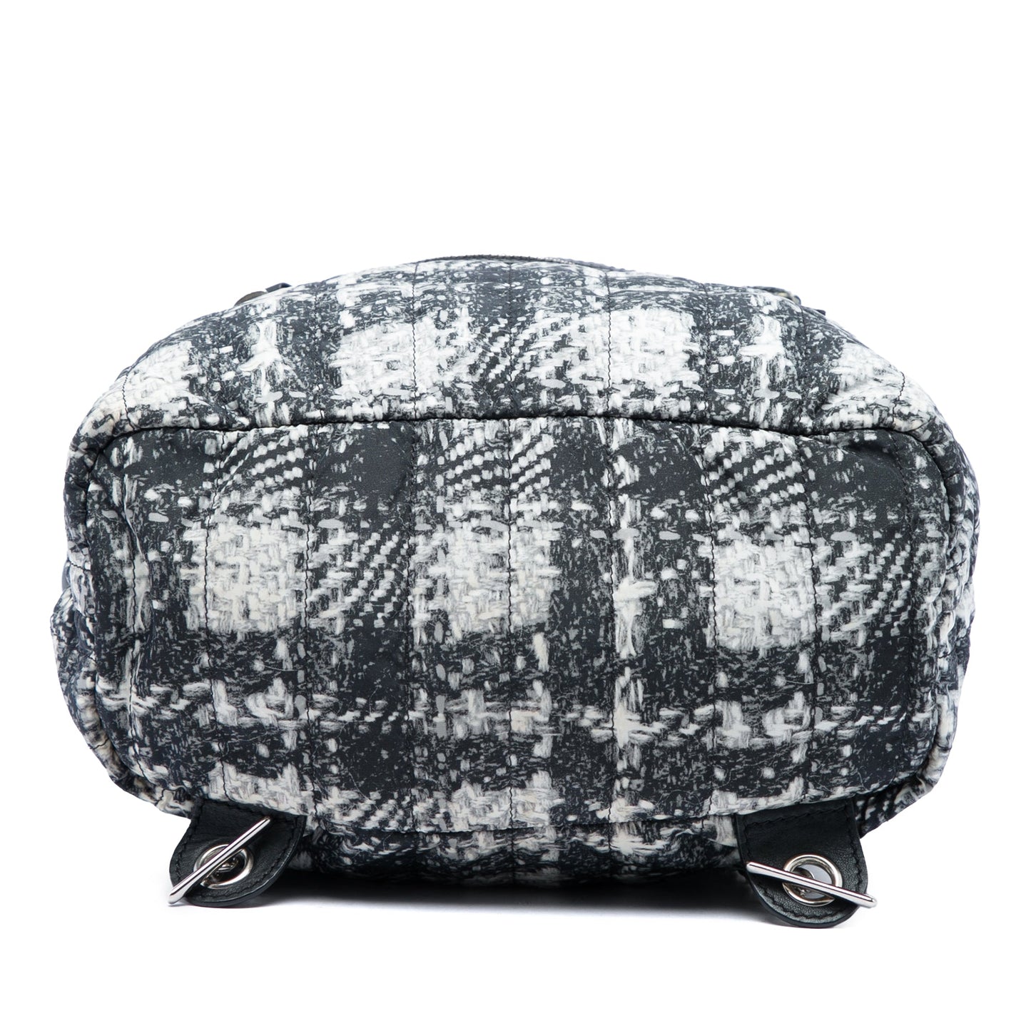 Chanel CC Nylon Tweed Printed Backpack