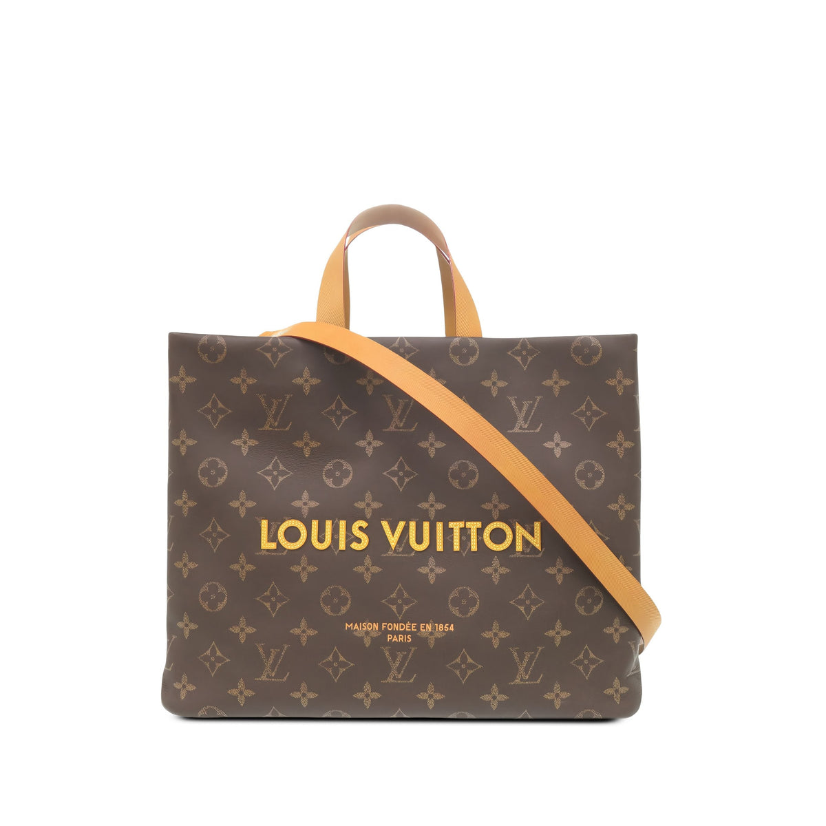 Louis Vuitton Autres Cuir Monogram Shopper Tote MM — Brown