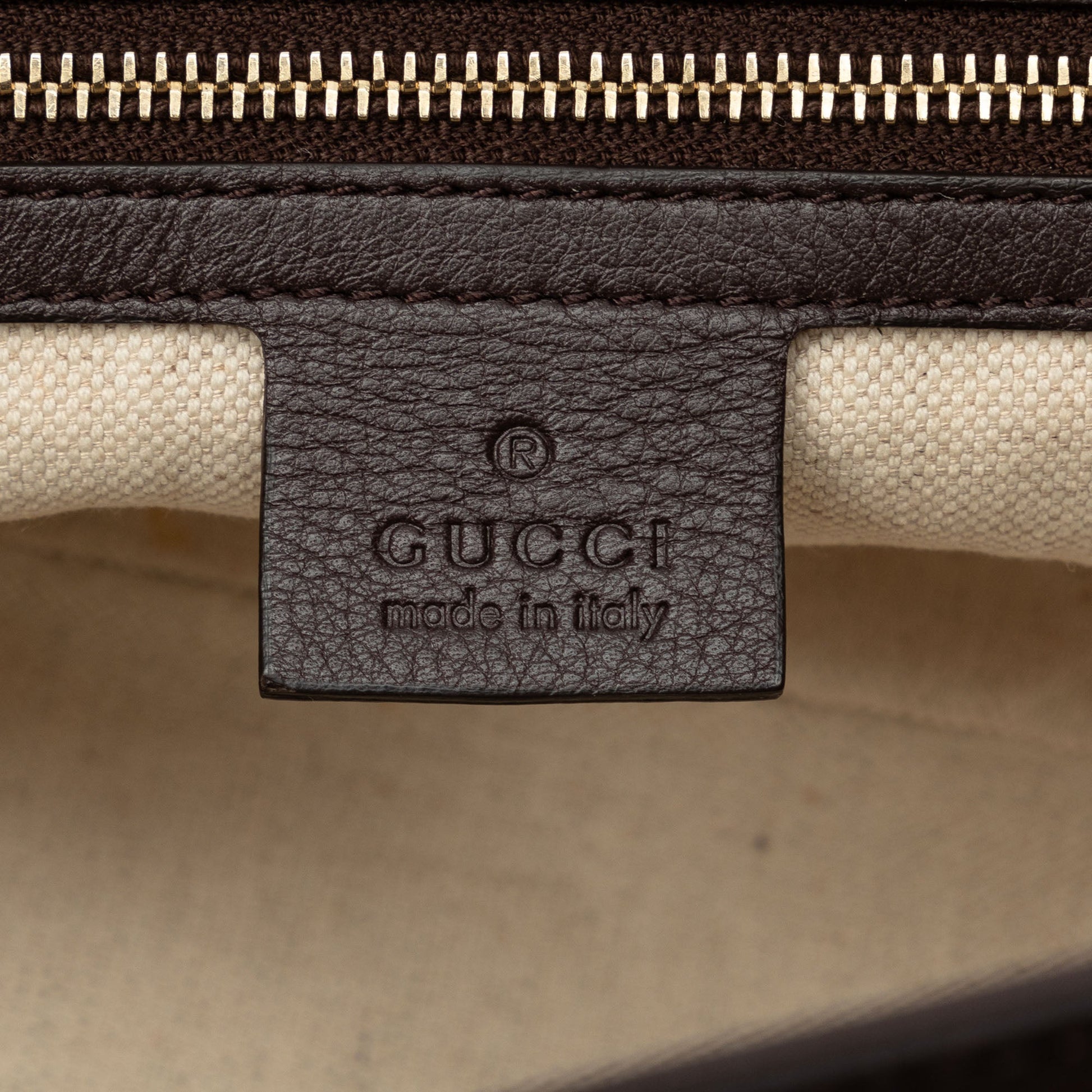 Gucci GG Supreme Stirrup Crossbody