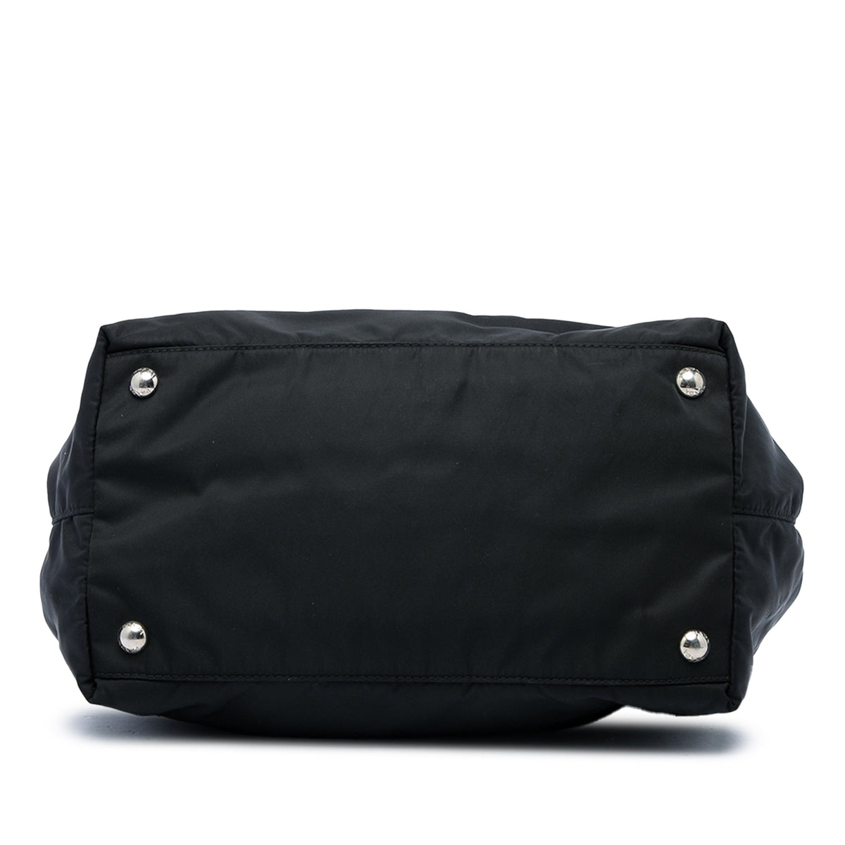 Prada Tessuto Fiocco Bow Tote — Black