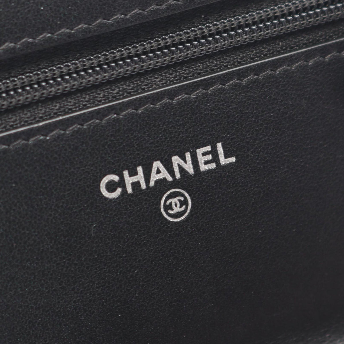 Chanel CC Quilted Aged Calfskin Tassel Wallet On Chain
