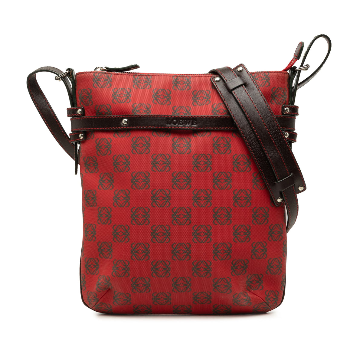 LOEWE Anagram Coated Canvas Crossbody