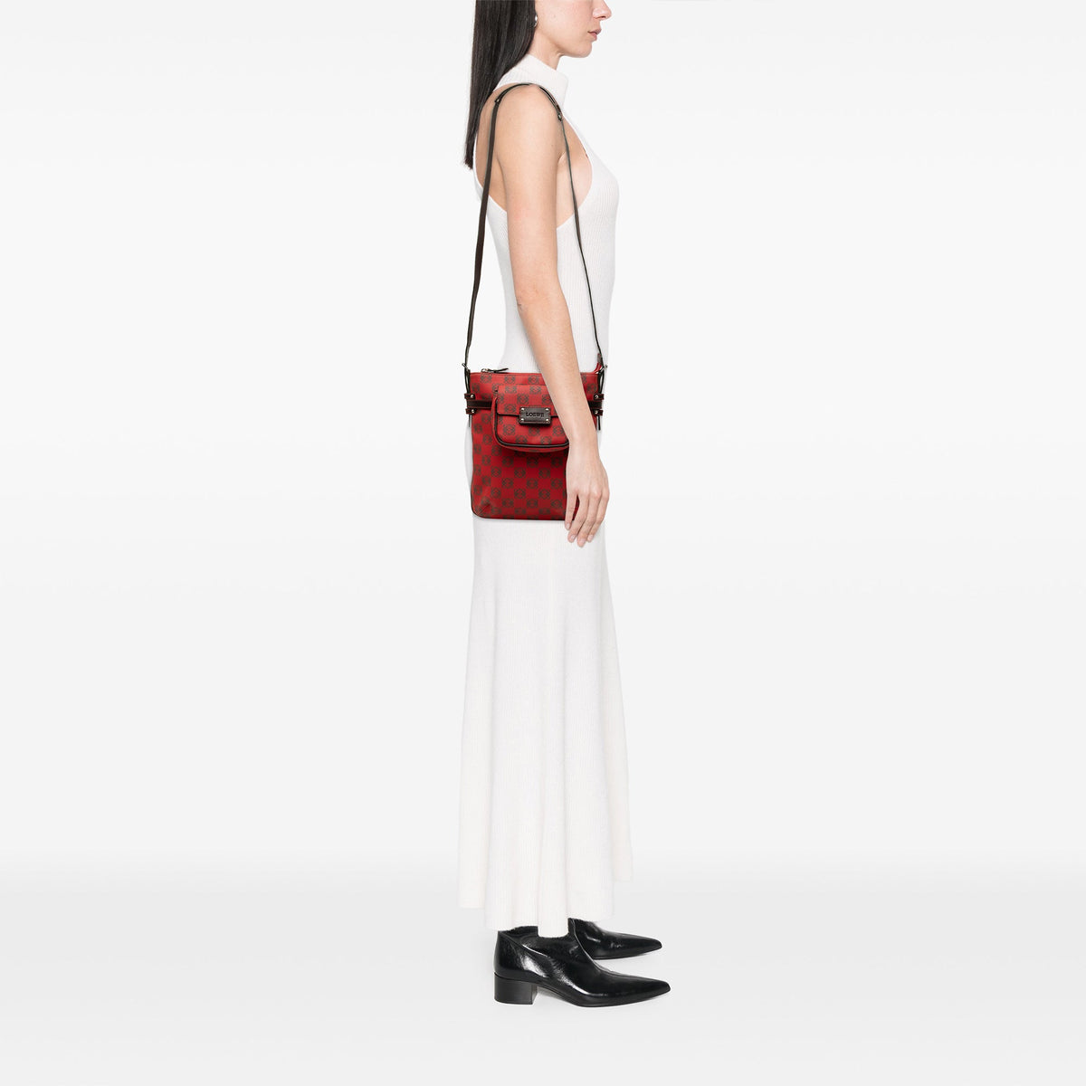 LOEWE Anagram Coated Canvas Crossbody
