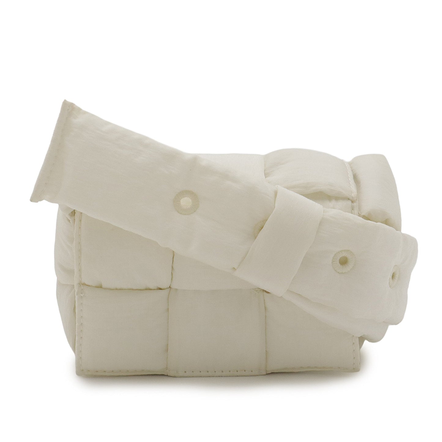 Bottega Veneta Candy Nylon Intrecciato Padded Tech Cassette Crossbody