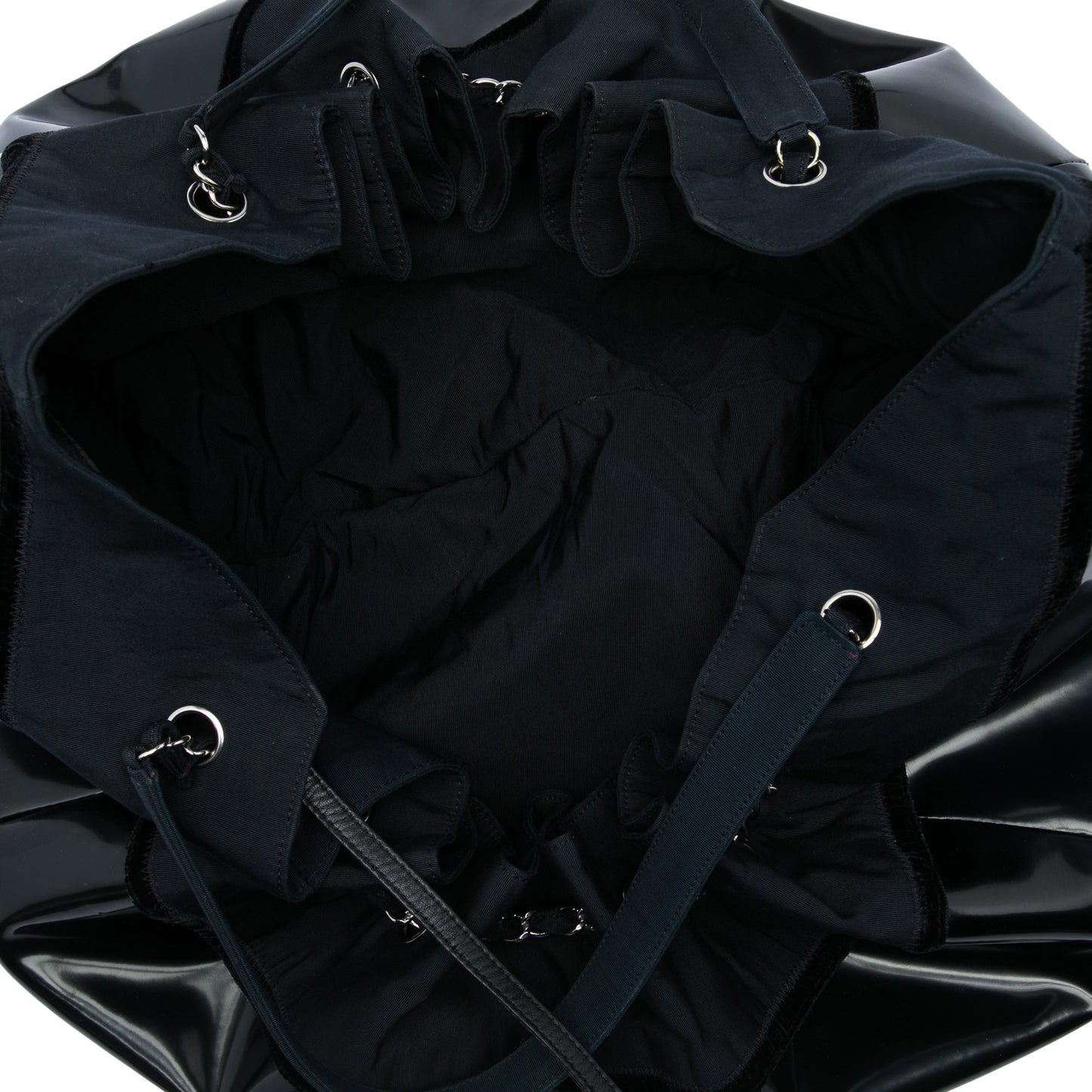Chanel Large Patent Stretch Spirit Cabas Tote