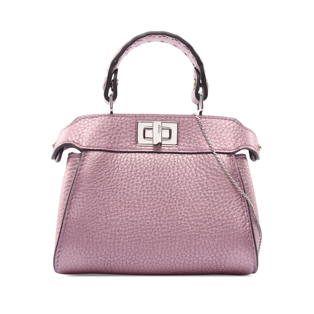 Fendi Nano Nappa Peekaboo Satchel