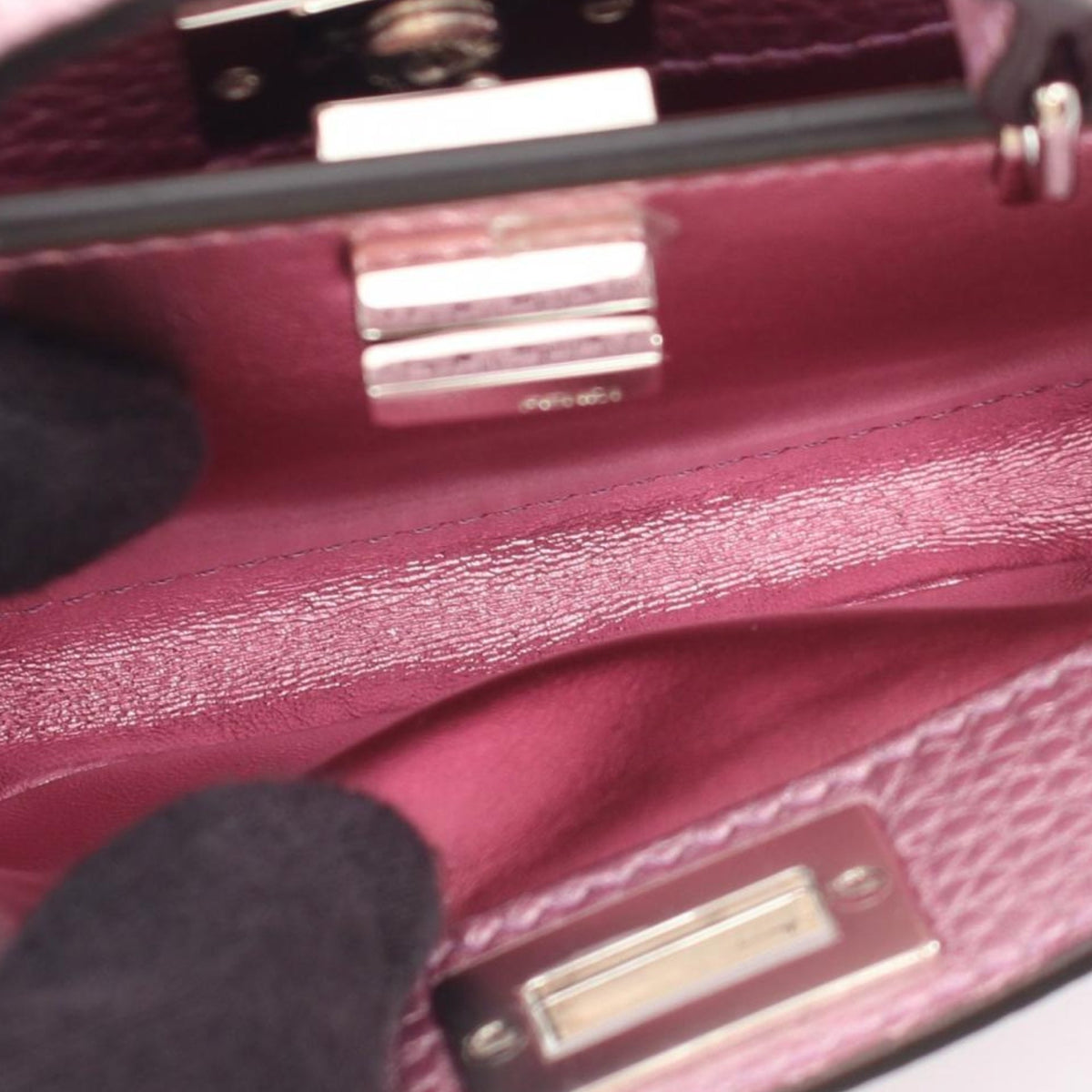 Fendi Nano Nappa Peekaboo Satchel